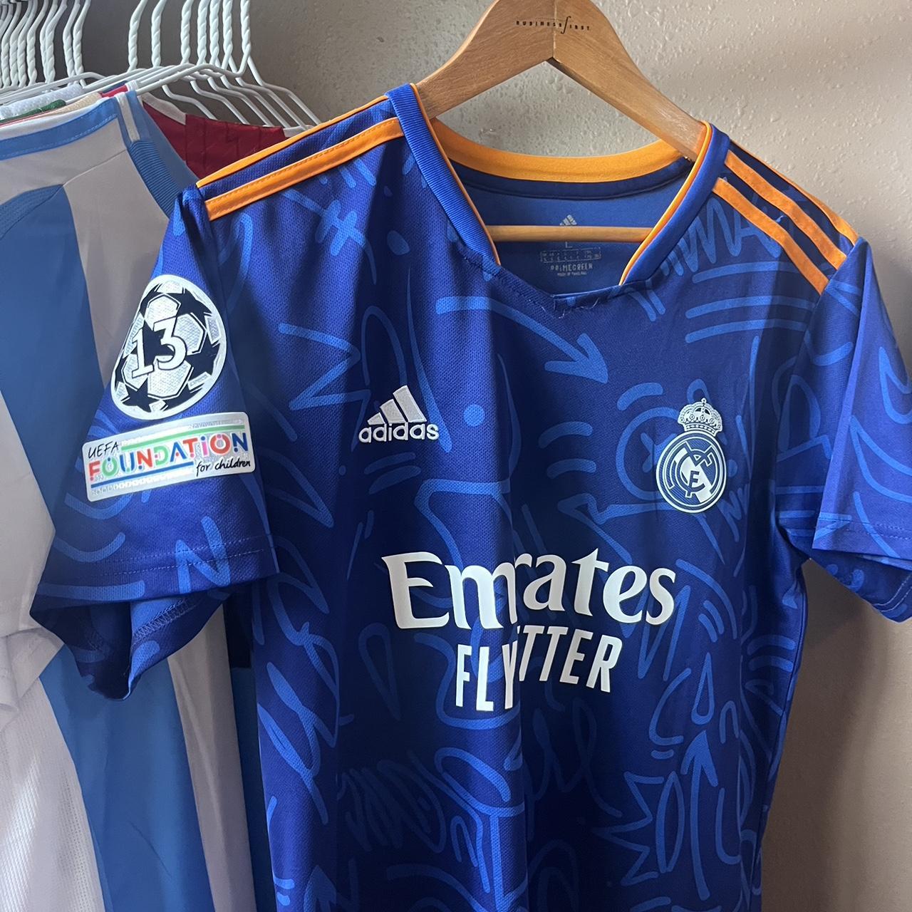 Adidas Real Madrid 21/22 Benzema Away Jersey Champions League offers Large