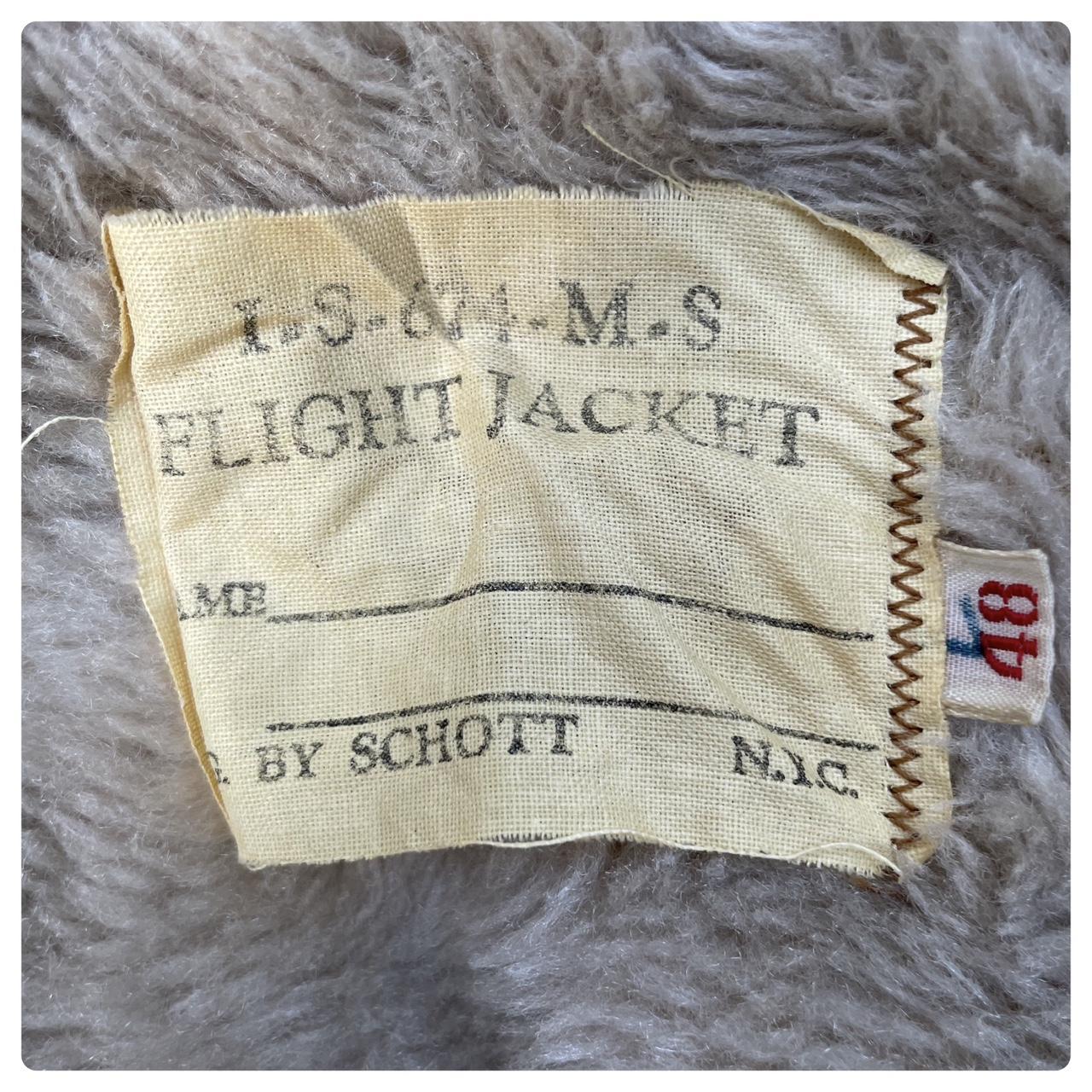 Vintage 40s 50s Schott I-S 674 M-S WW2 Leather...