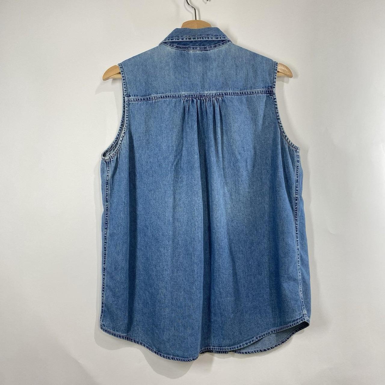 Basic Editions Women's Vest - Blue - L – Basic Ed… - image 2