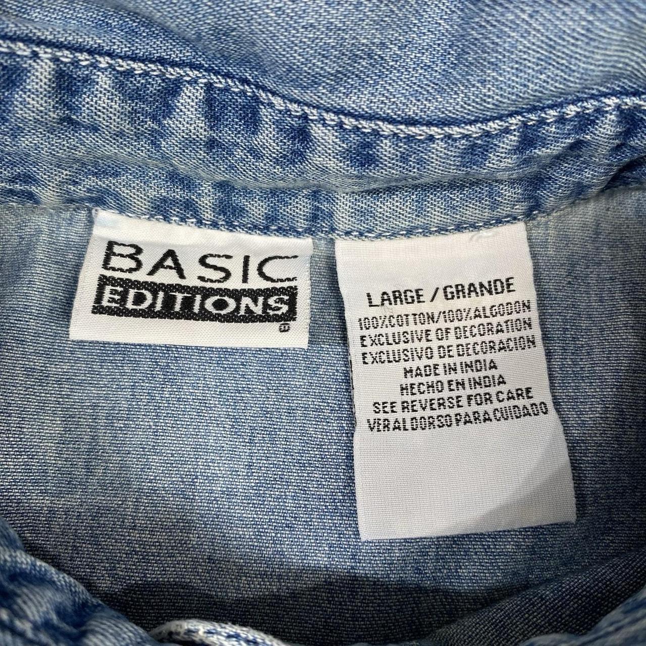 Basic Editions Women's Vest - Blue - L – Basic Ed… - image 3