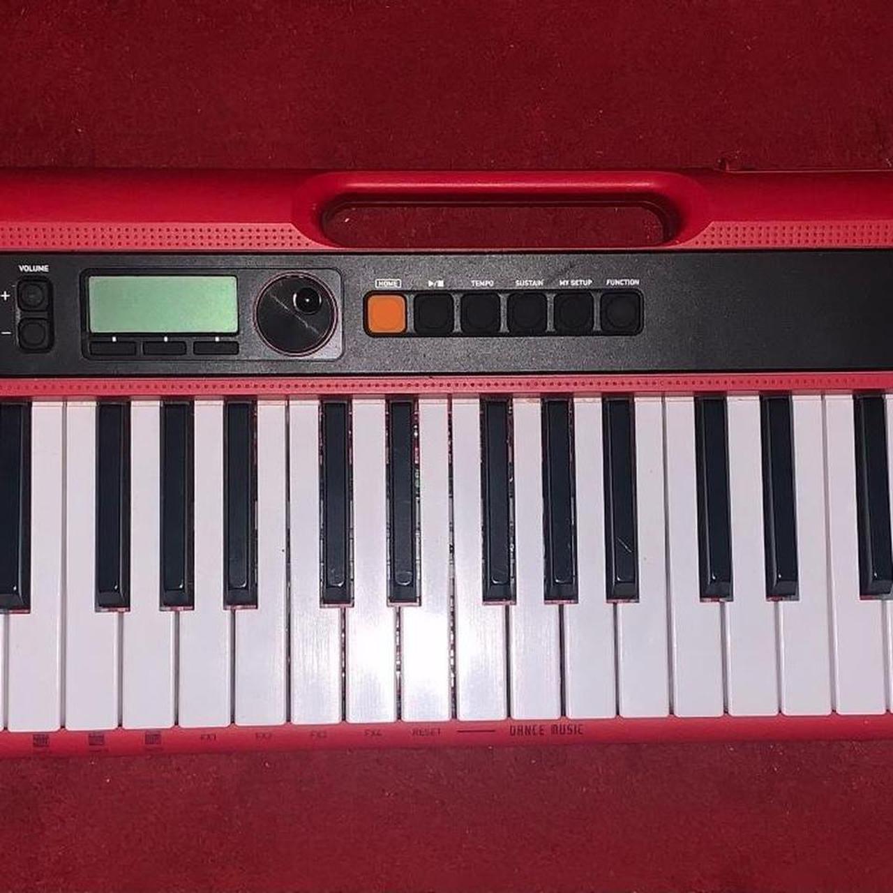 Casio red keyboard best sale