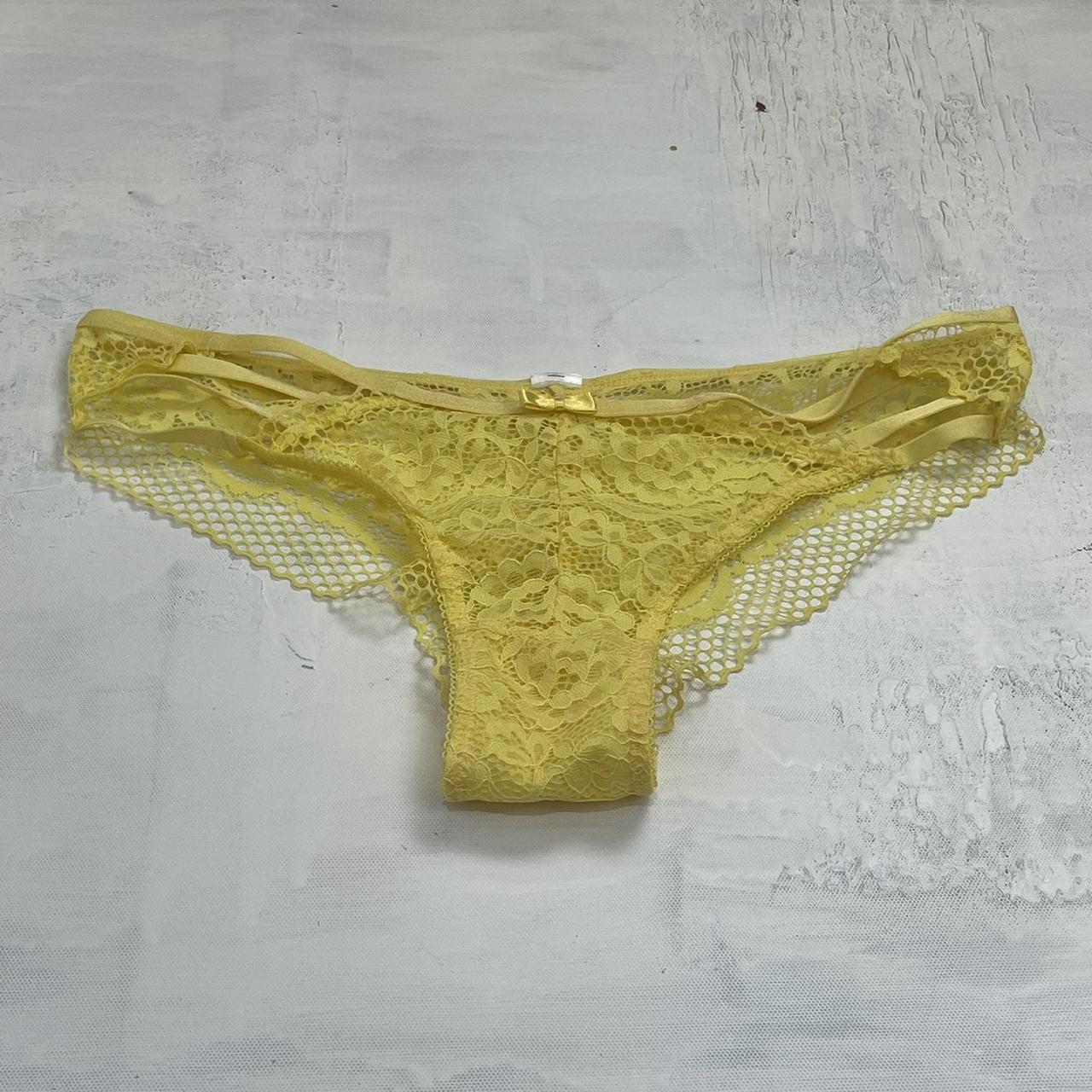 Women's Yellow Panties Depop