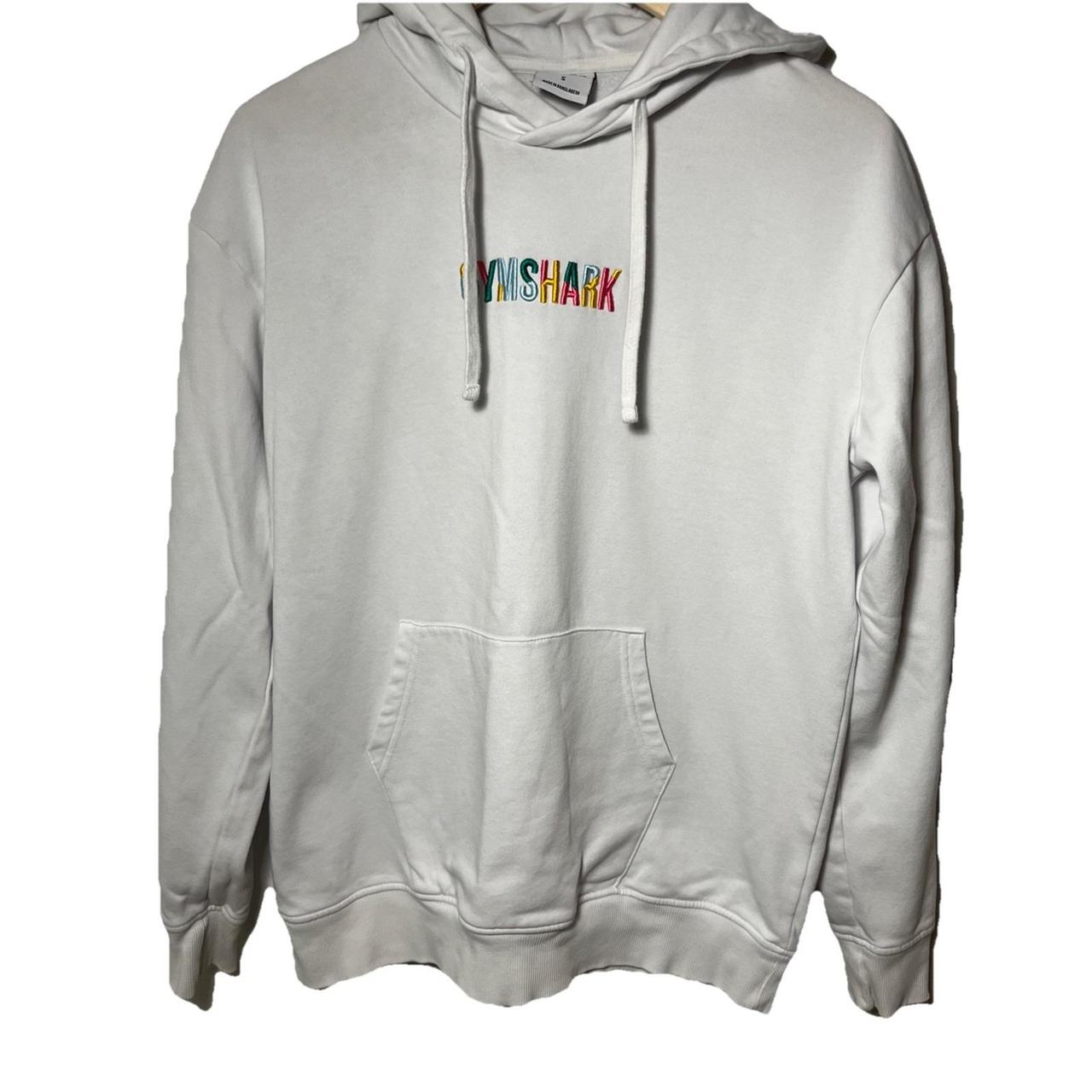 Gymshark Women's Hoodie White S – SUNDAE GRAPHIC OVERSIZED