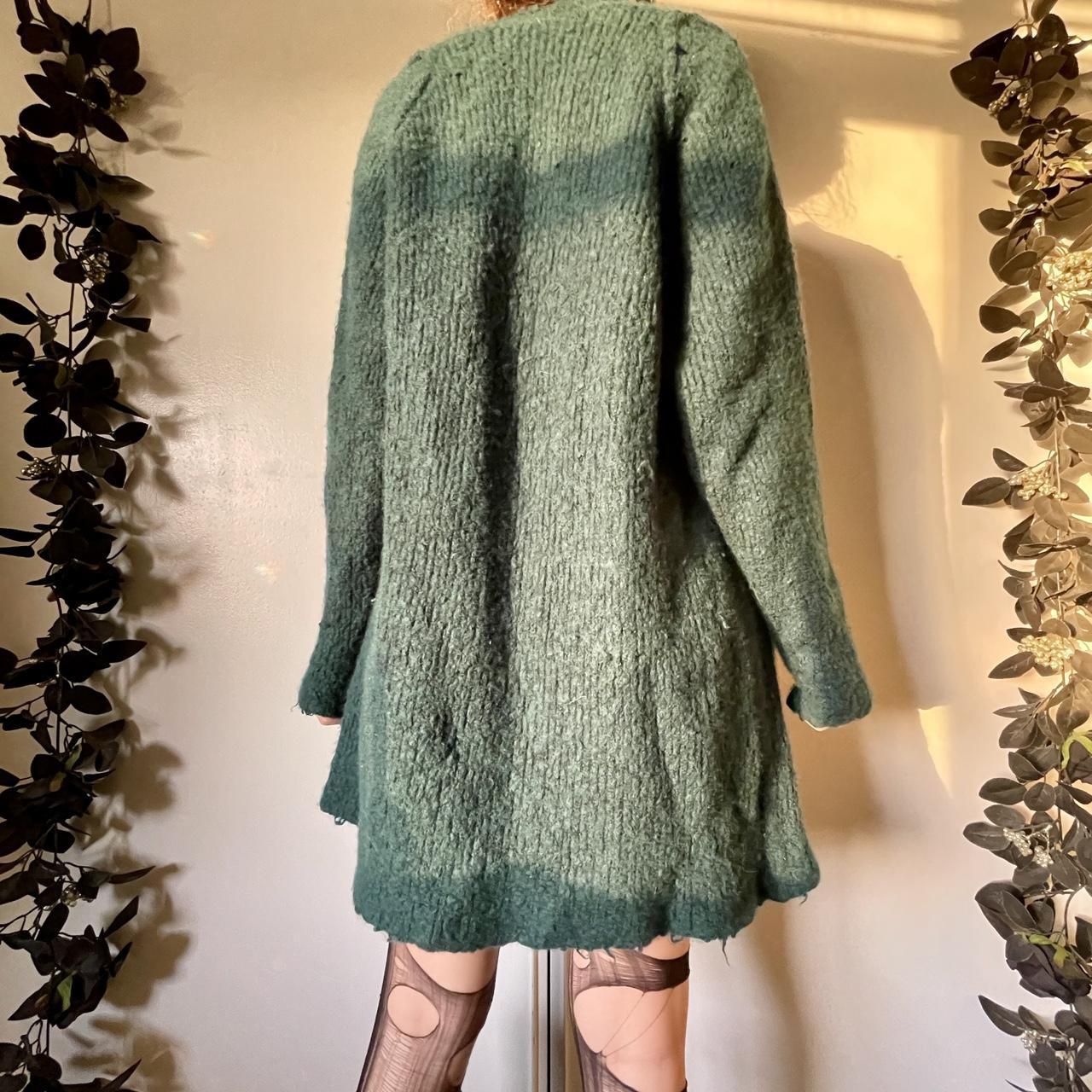 Free People Women's Green and Blue Cardigan (5)