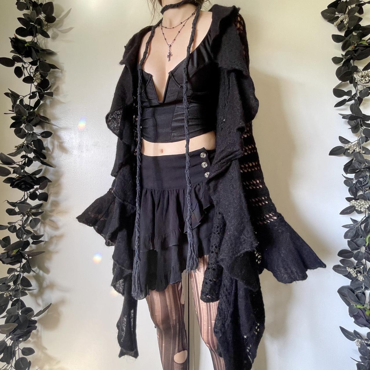 Y K Fairy Grunge Whimsigoth Cardigan Bell Sleeve Depop