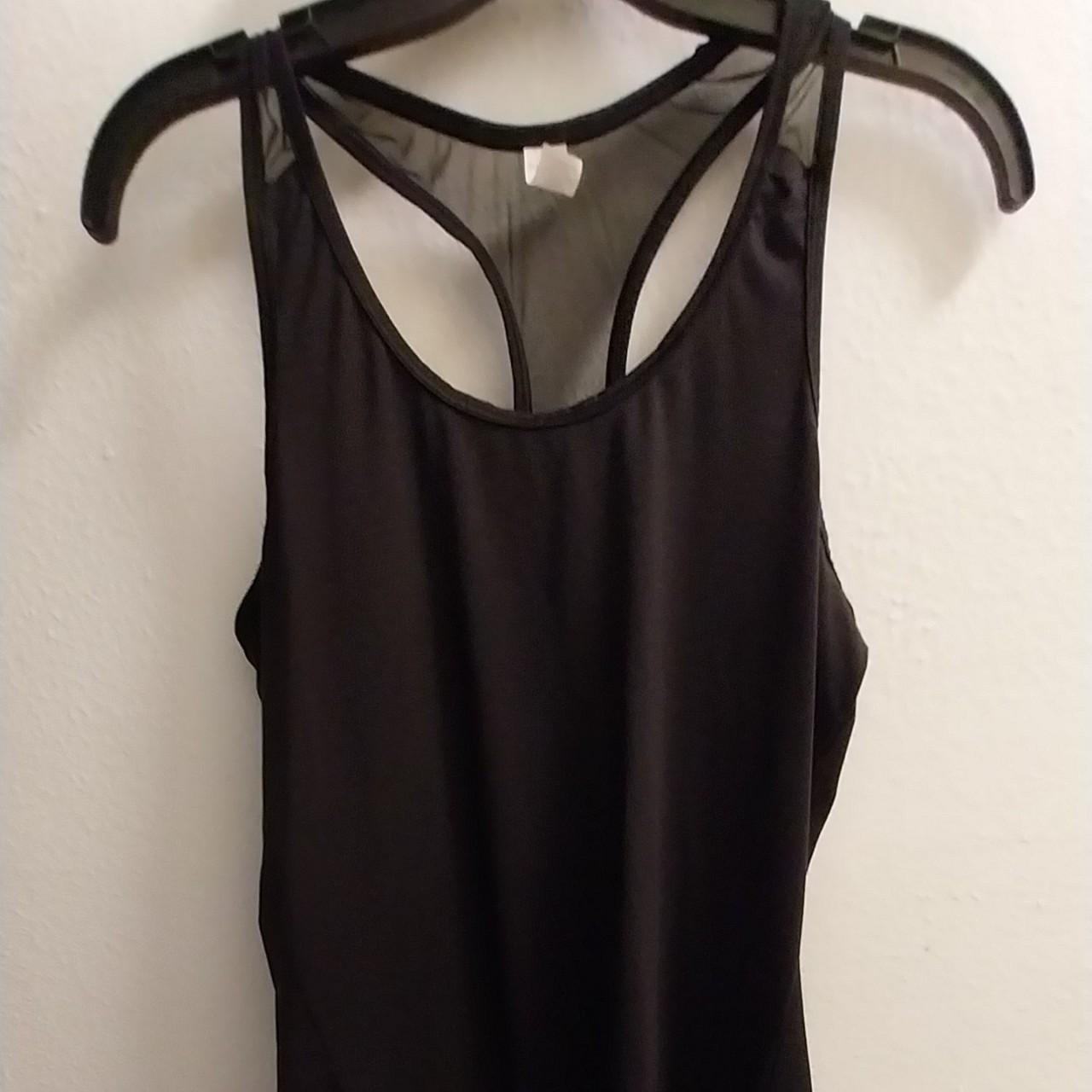 Racerback Tank Top with Mesh