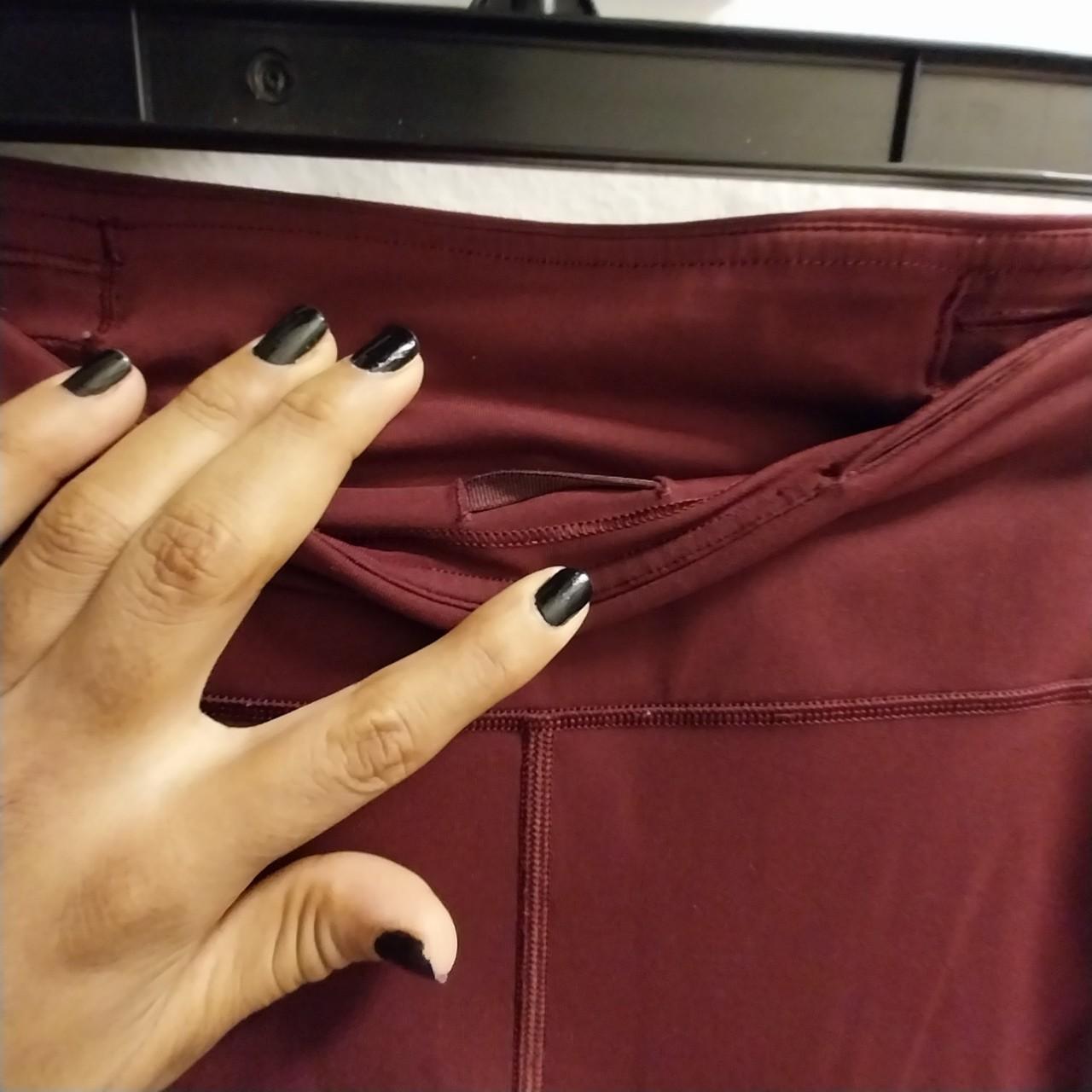 Lulu lemon Speed Up Tight burgundy leggings… these - Depop