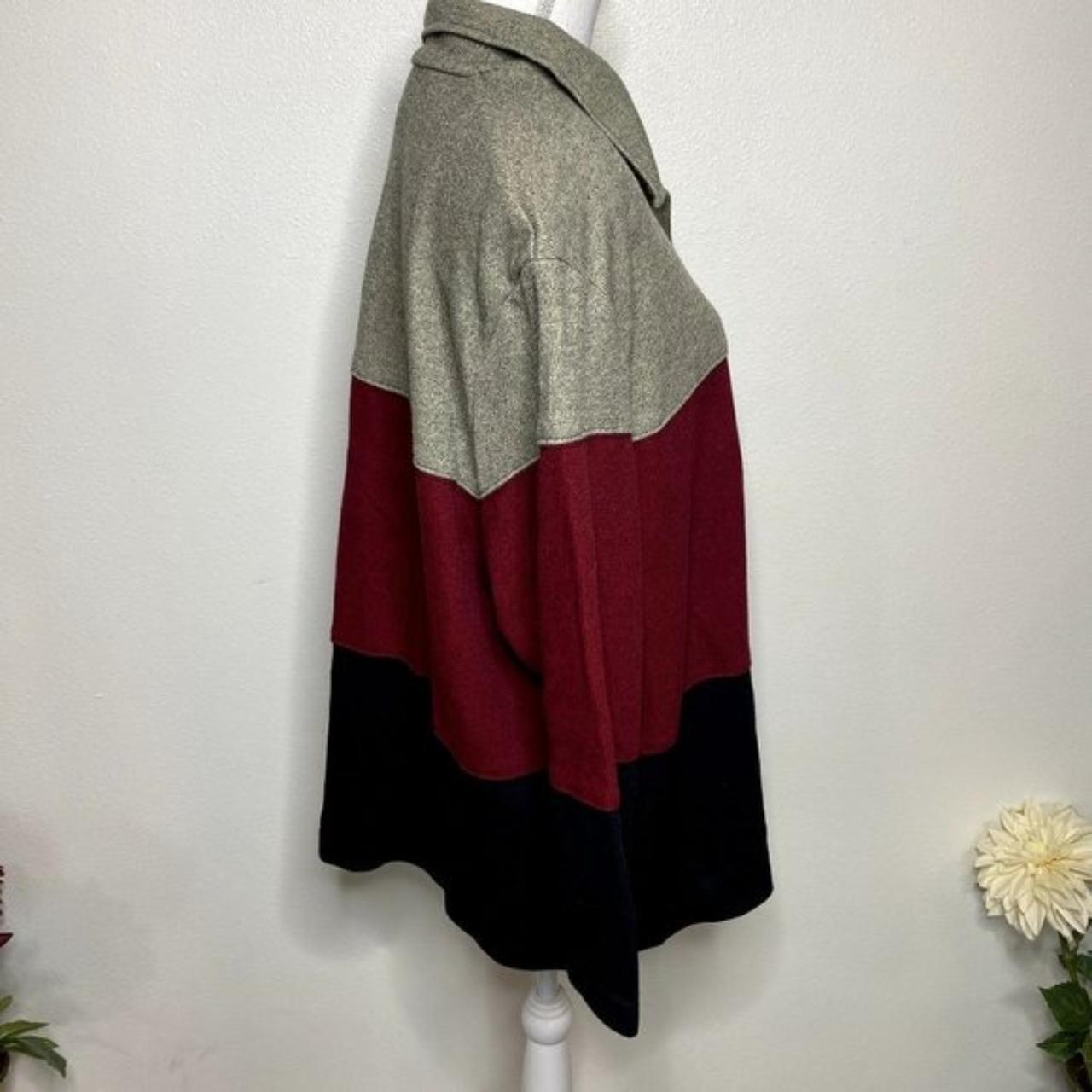 Preloved Women's Shacket Jacket - Multi/Red - XXL… - image 2