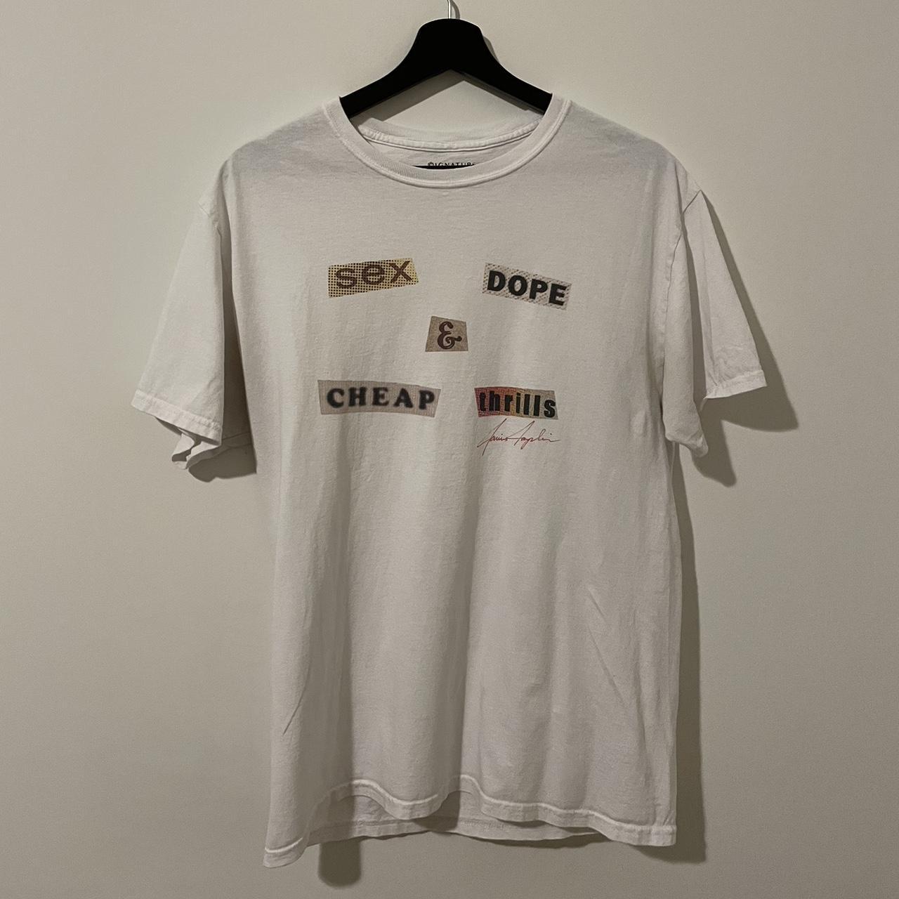 Sex Dope & Cheap Thrills Graphic Tee by A Cignature... - Depop