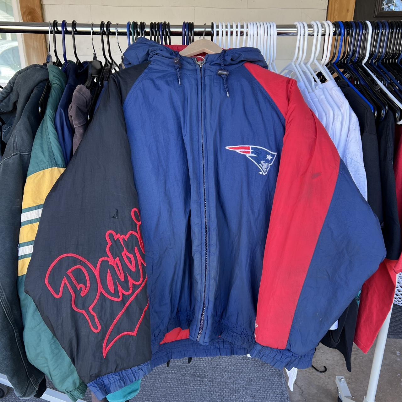 Vintage Logo, Athletic Patriots Puffer Patriots Side... - Depop