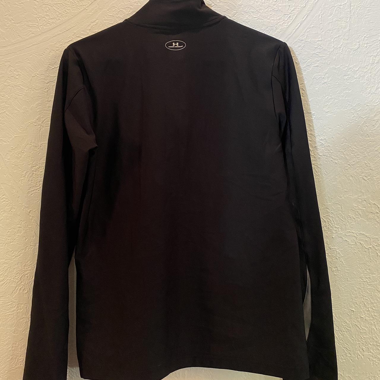 Under Armour black & grey quarter zip sportswear... Depop
