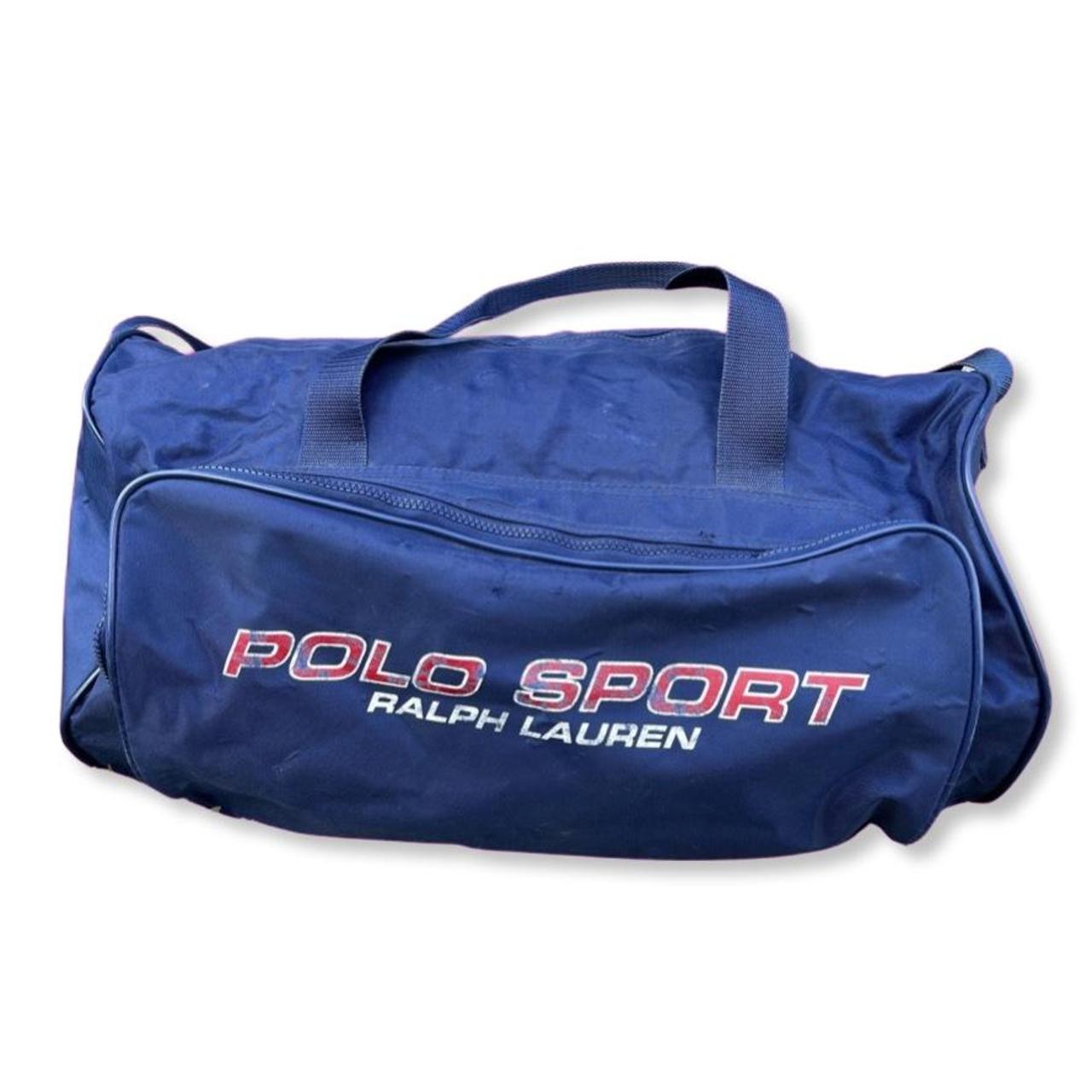 Polo Sport Men's Navy and Red Bag Depop