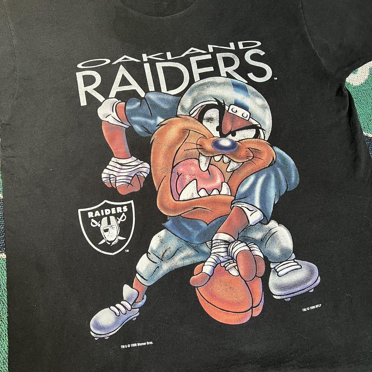 Vintage Los Angeles Raiders AOP Tee – Unholy Saints