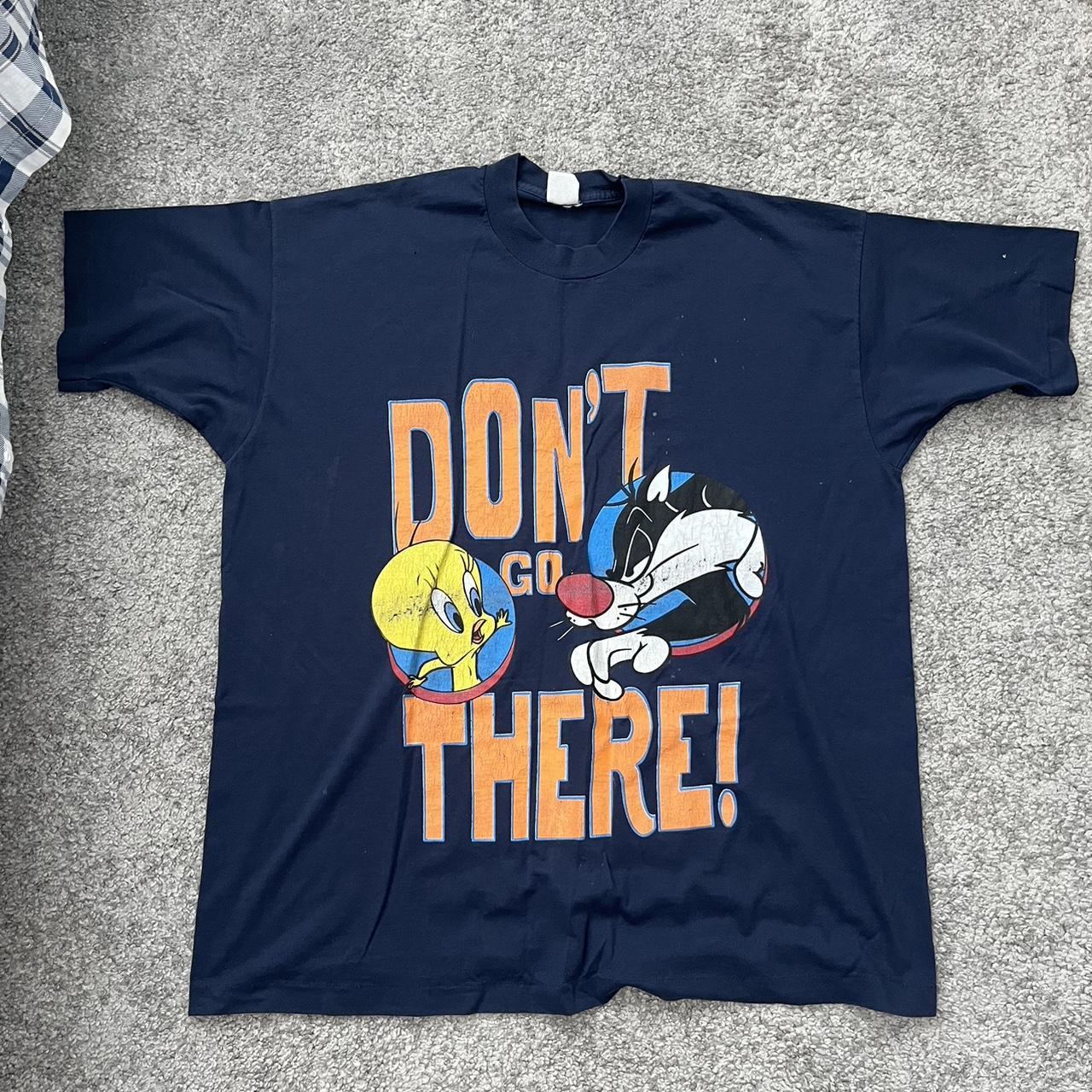 Vintage Denver Broncos Looney Tunes T-Shirt, Denver - Depop