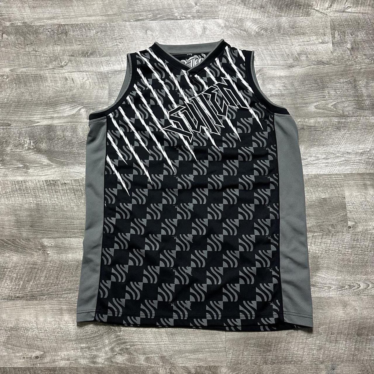 Sullen Shirt Mens M Black Sleeveless Tank Top Jersey... - Depop