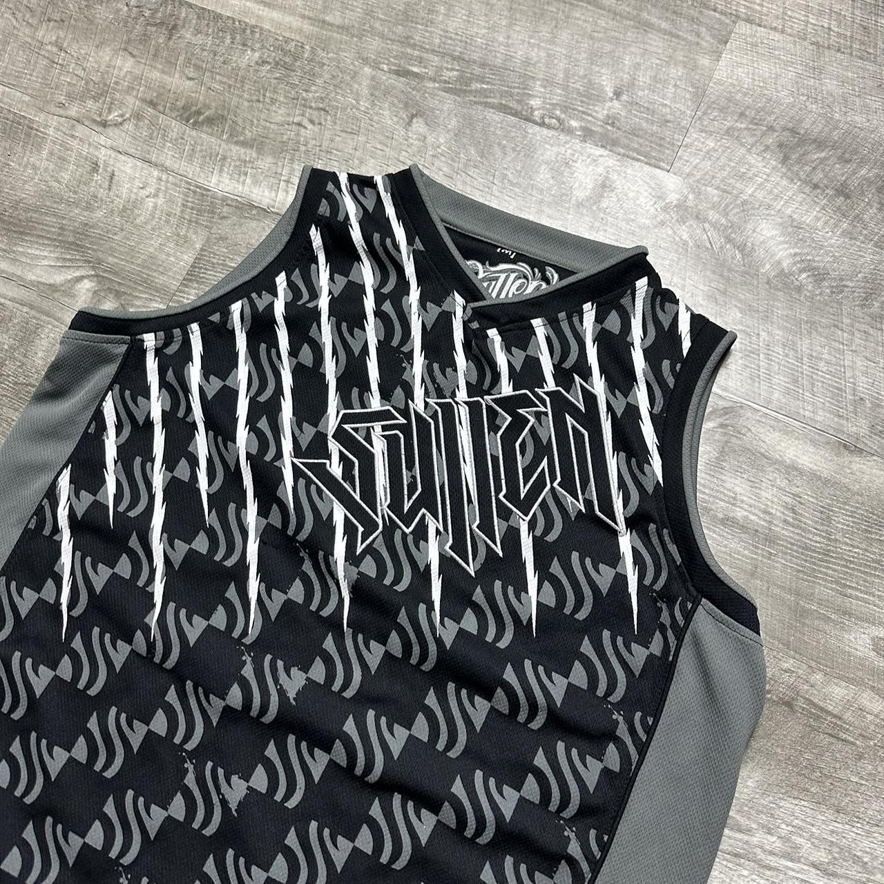 Sullen Shirt Mens M Black Sleeveless Tank Top Jersey... - Depop