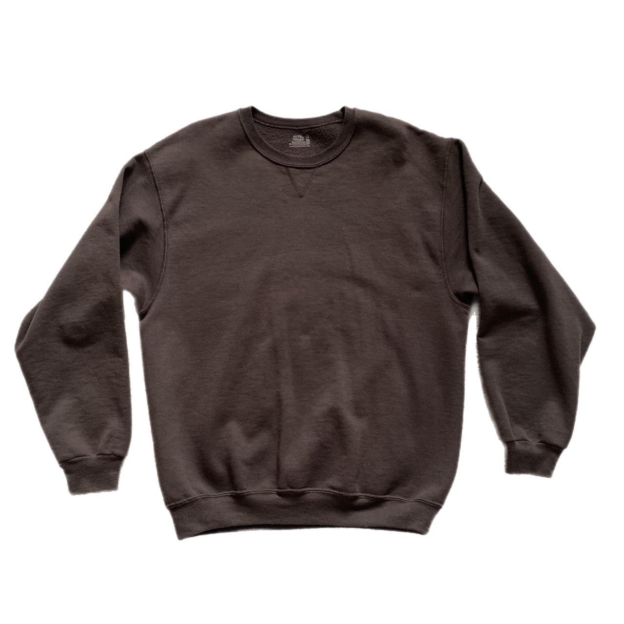 Fruit of the 2025 loom brown sweatshirt