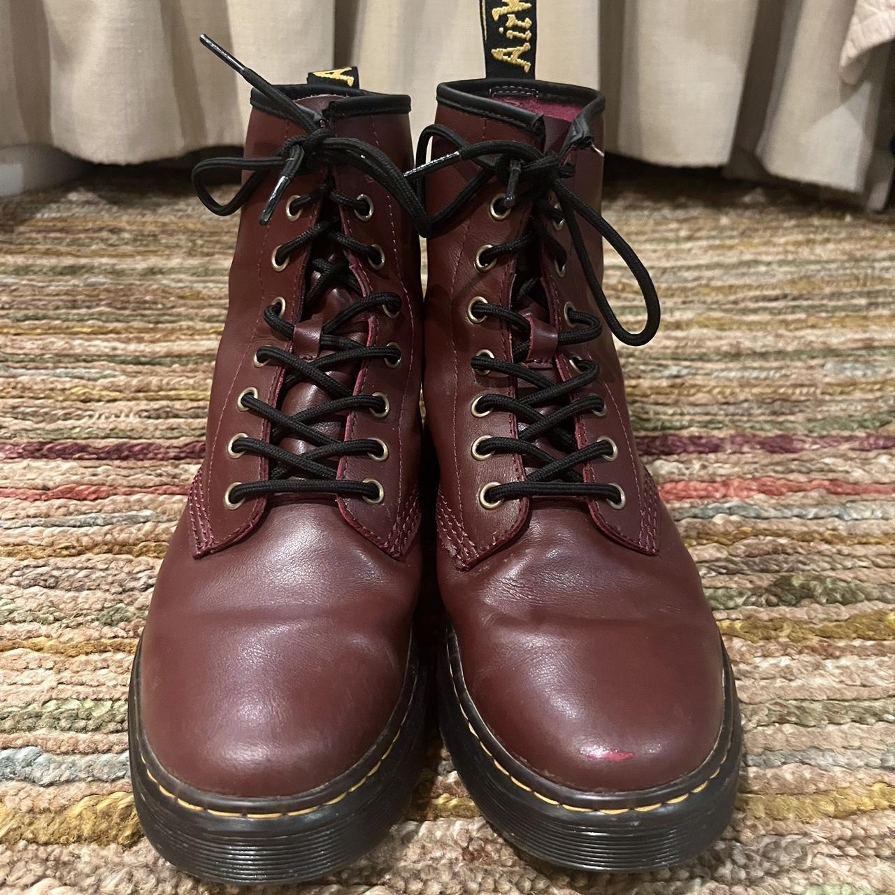 Dr martens burgundy outlet boots