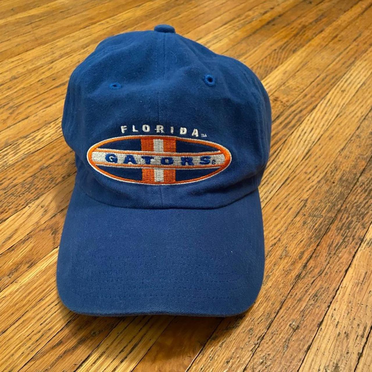 Florida Gators Baseball Cap Mens Orange with Blue Embroidered