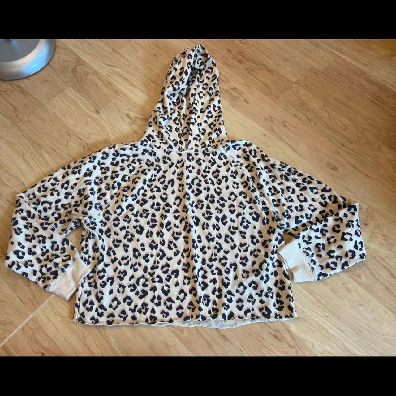 Lucky brand cheetah sales print pullover