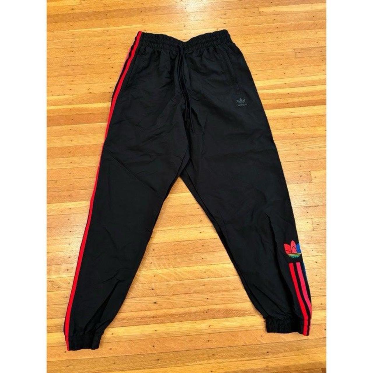 Adidas rainbow track discount pants