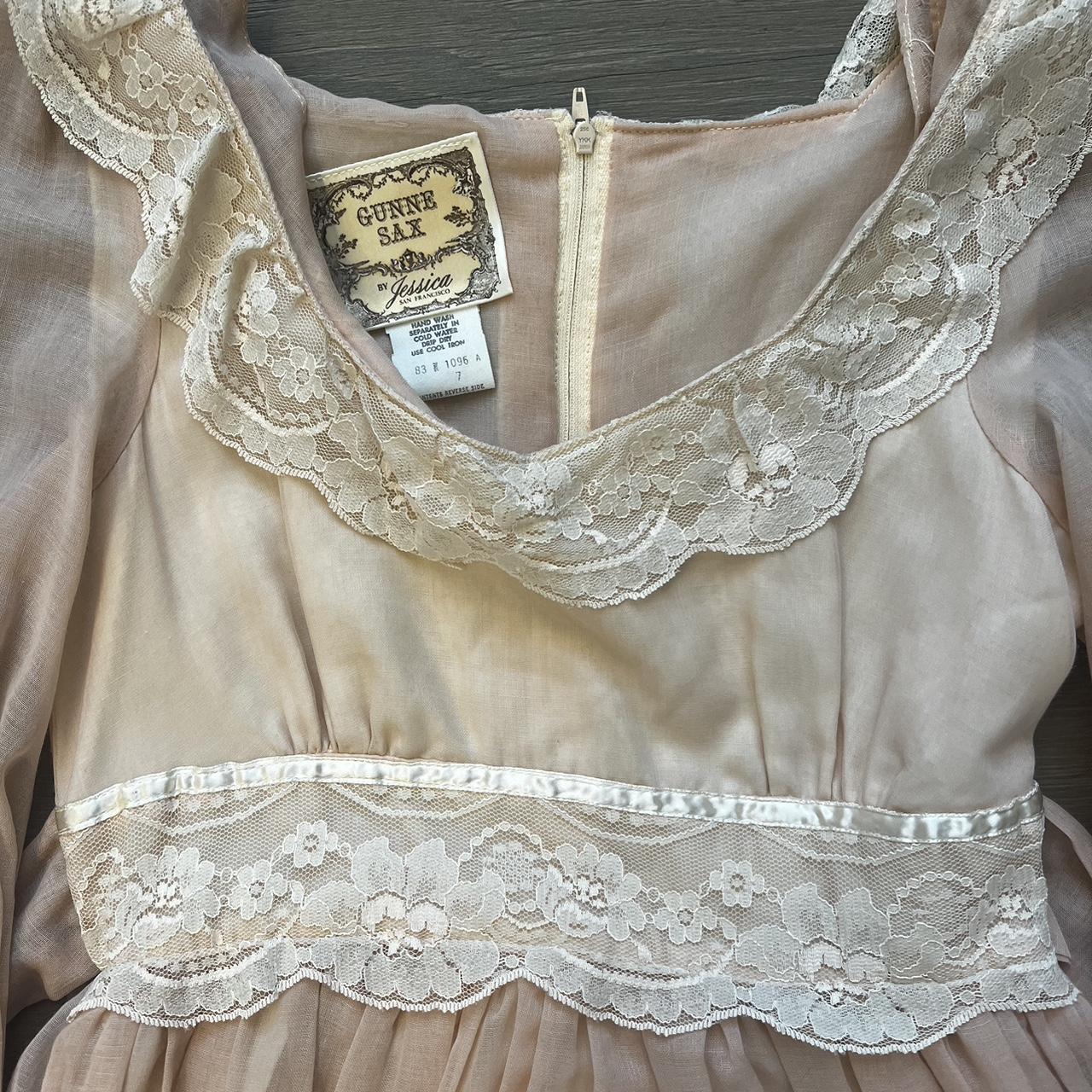 The most beautiful pale pink gunne sax dress - size... - Depop