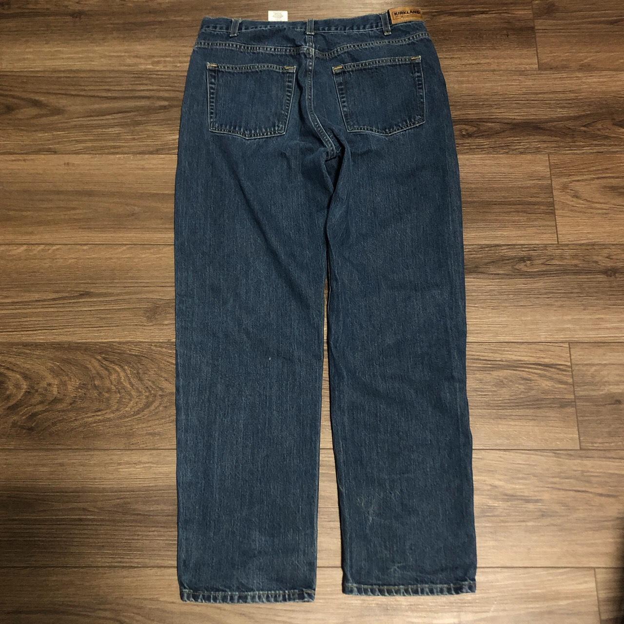 34x32 Kirkland navy blue jeans, amazing... Depop