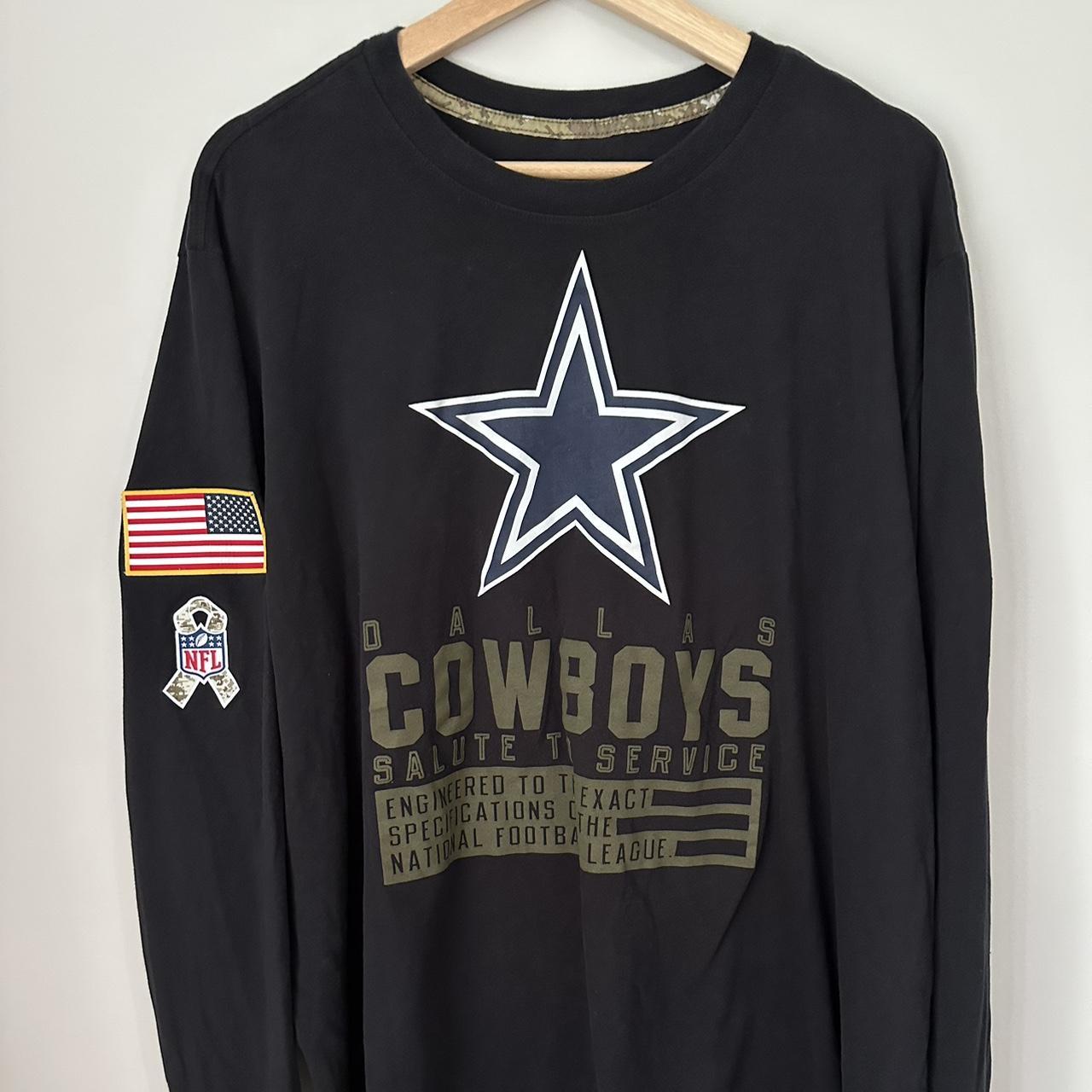 Dallas cowboys salute outlet to service long sleeve