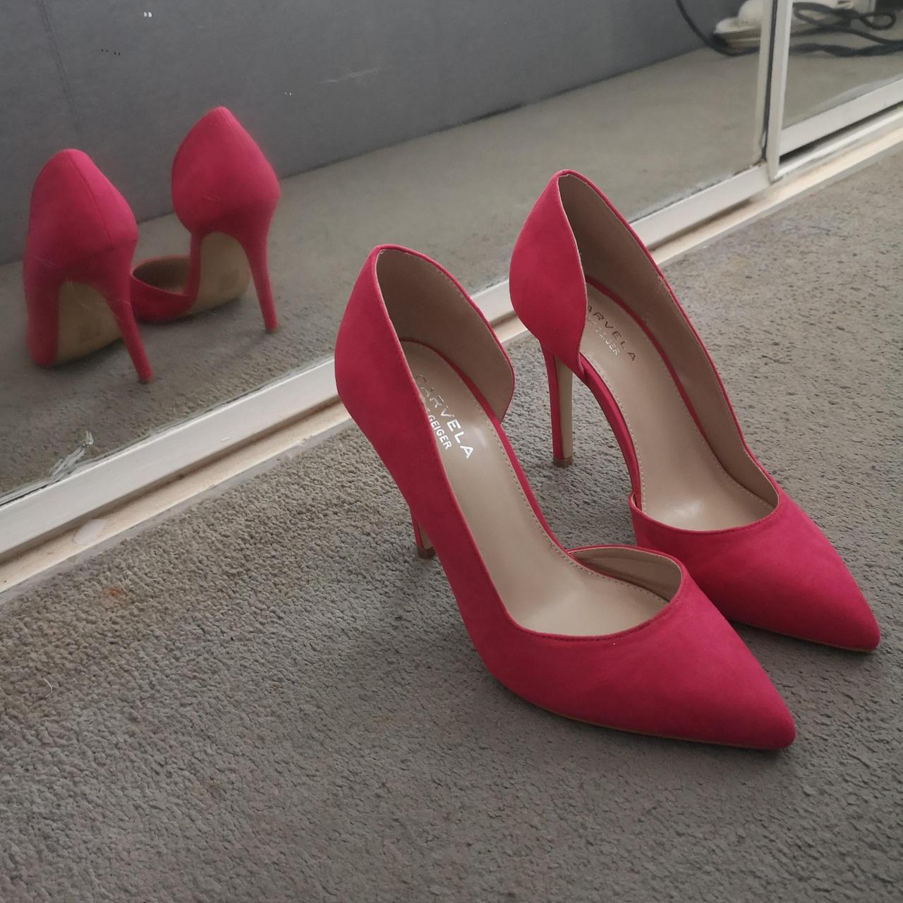 Carvela Kurg Geiger KG Hot Pink Court Shoes Size 5... - Depop