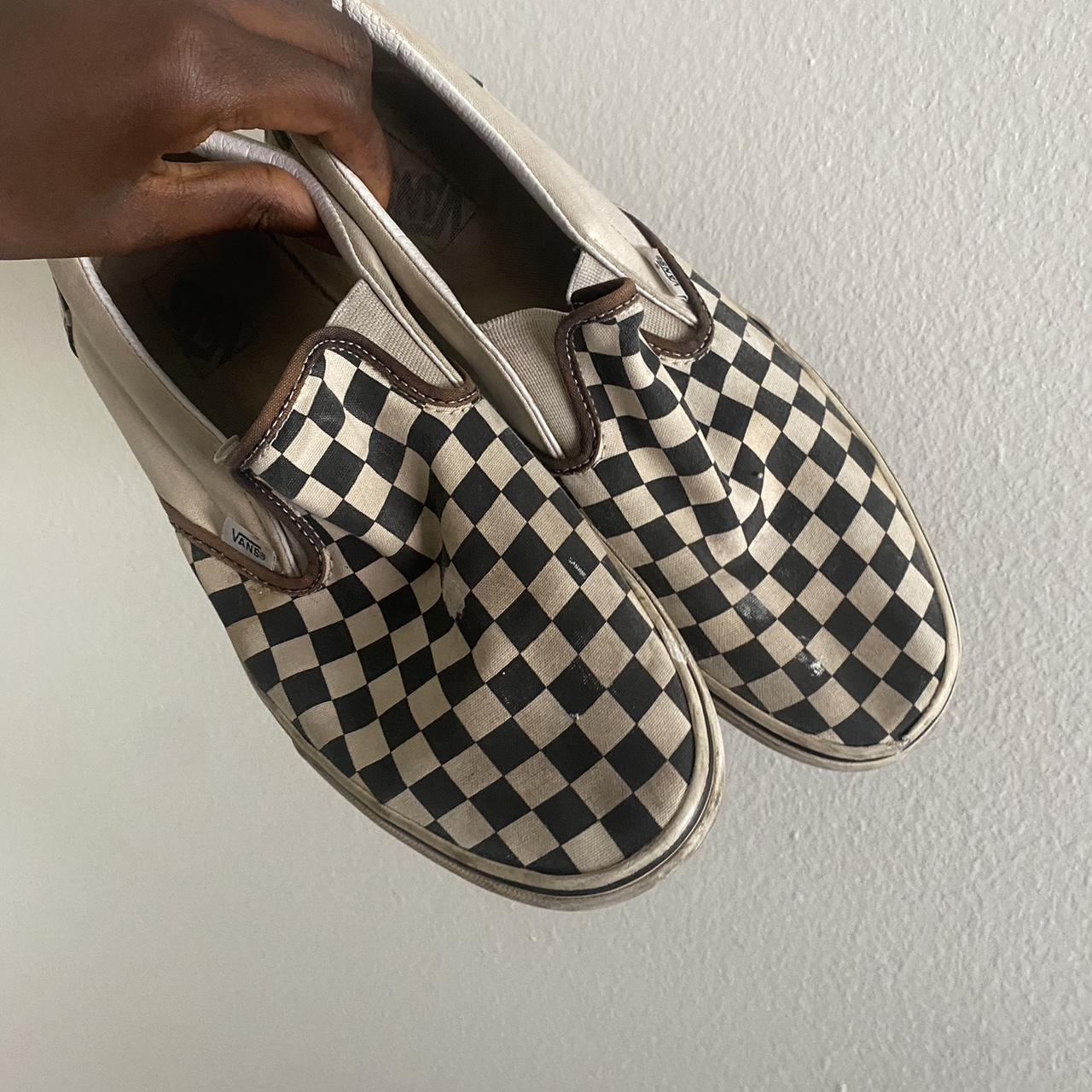 Checkered Vans size 13 Do not offer if you don't... - Depop