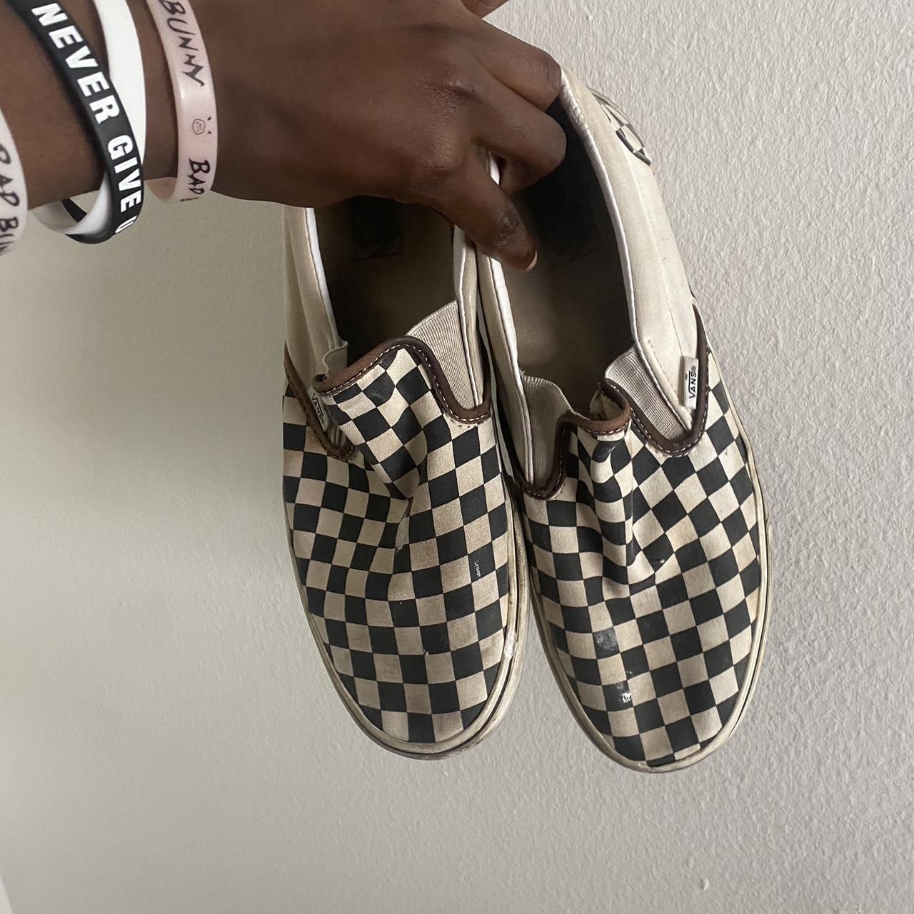 Checkered Vans size 13 Do not offer if you don't... - Depop