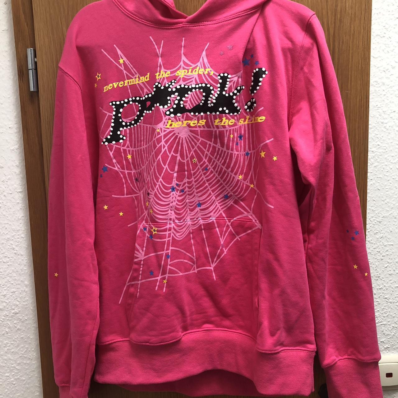Pink Spider Worldwide hoodie, Size L Open to... - Depop