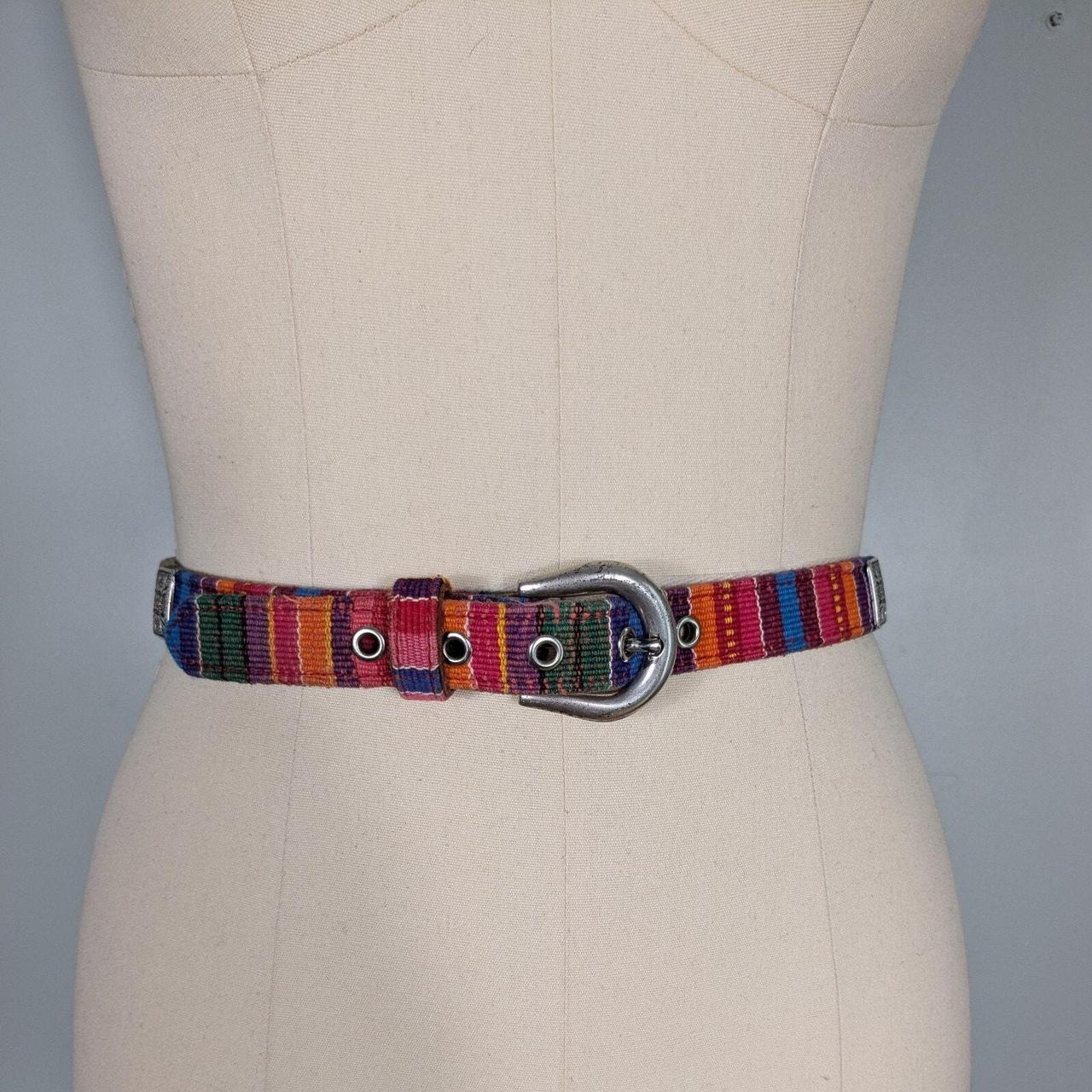 Fossil Women's Belt - Multi/Brown – Colorful west… - image 3