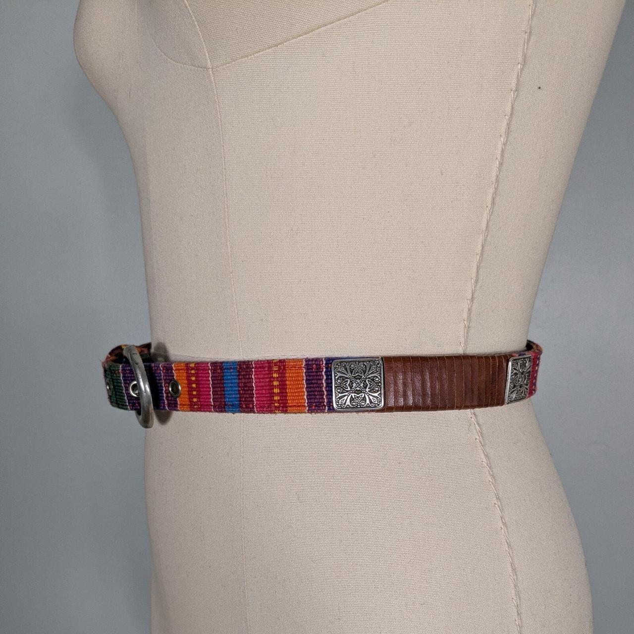 Fossil Women's Belt - Multi/Brown – Colorful west… - image 4