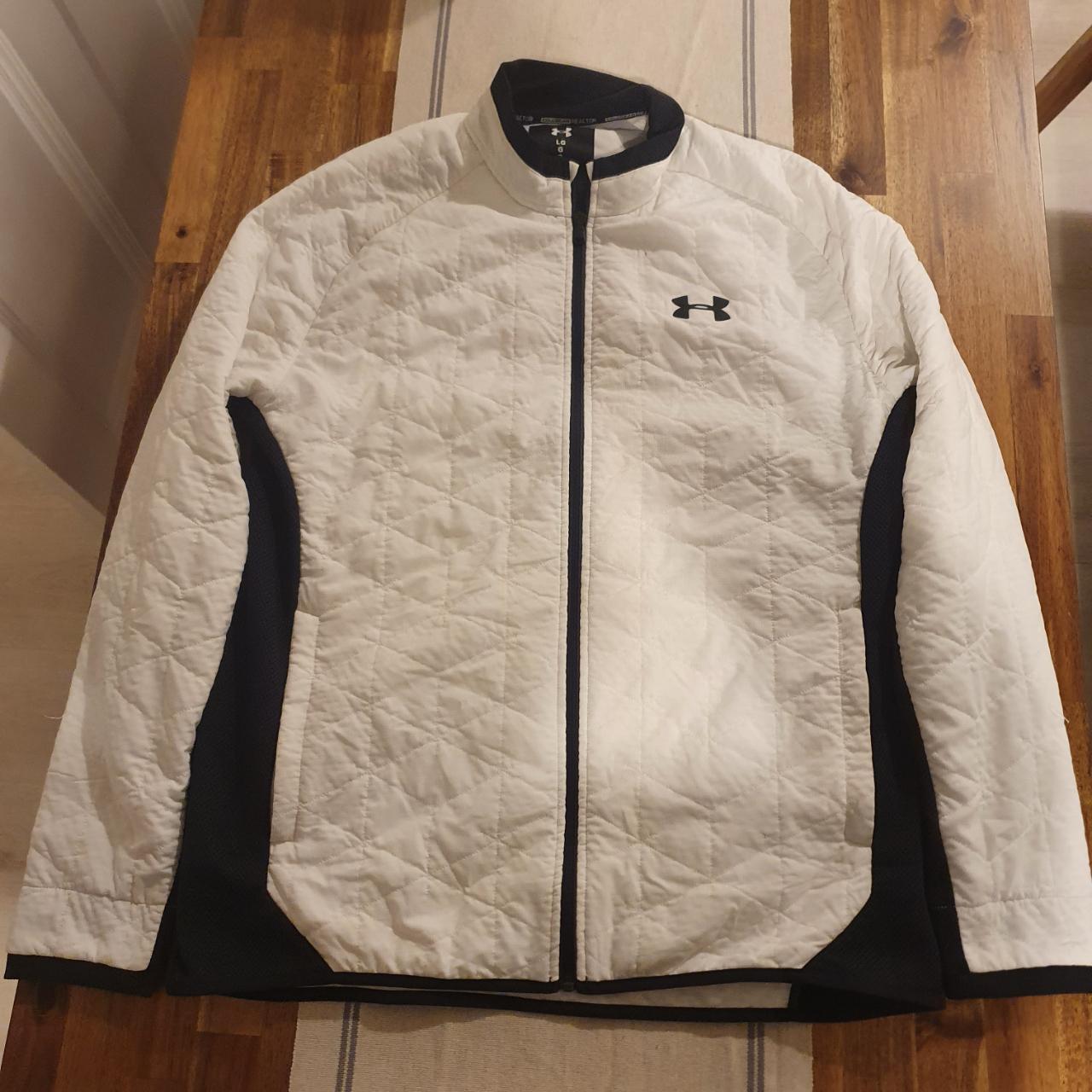 Under Armour Golf Jacket Colour: White Size:... - Depop