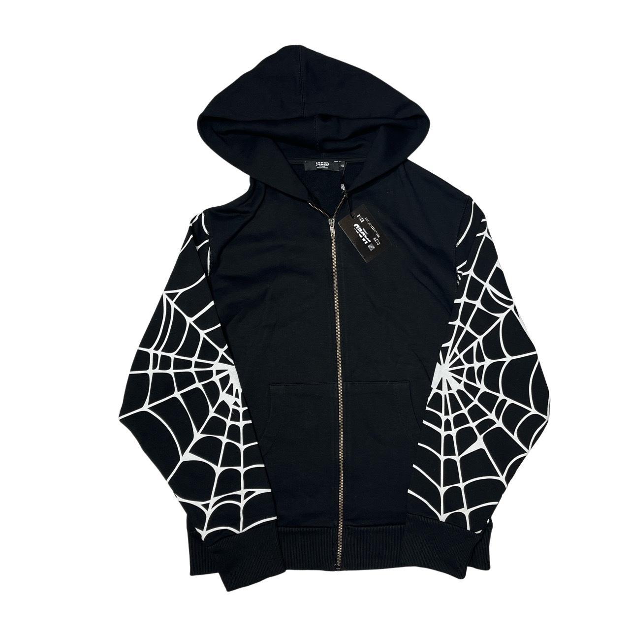 Jaded London Spider  zip up jacket XS Length 28... Depop