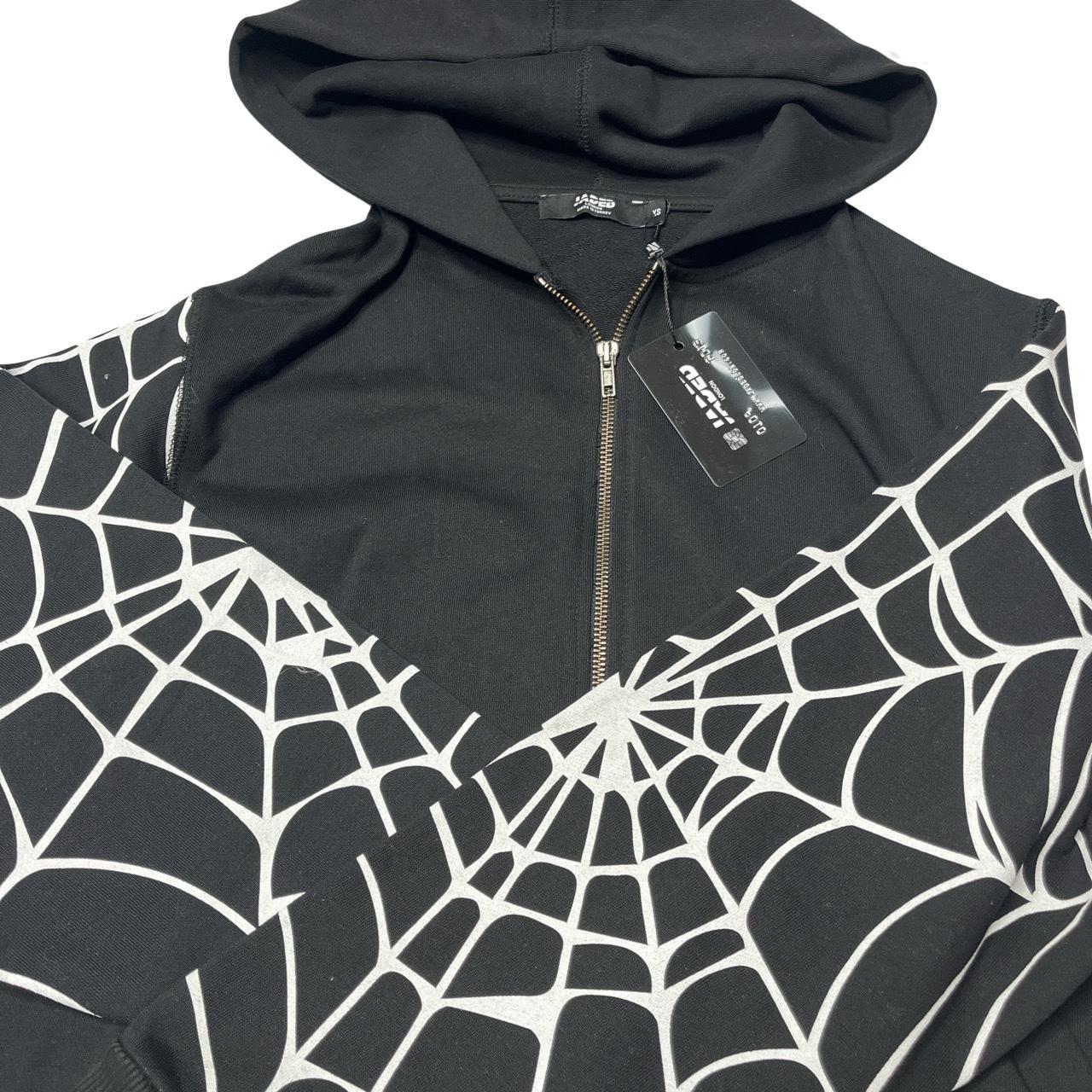 Jaded London Spider  zip up jacket XS Length 28... Depop