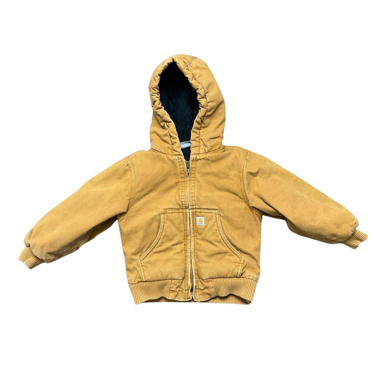 Kids baby carhartt jacket Size 4T - Depop