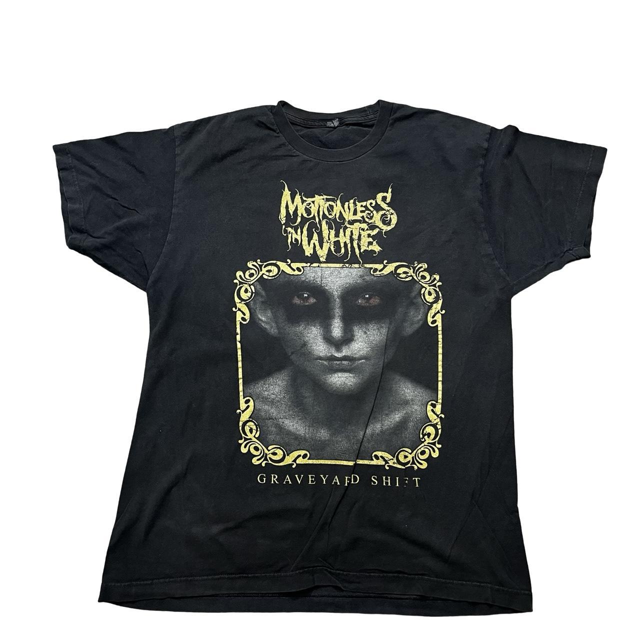 motionless in white graveyard shift band tshirt Depop