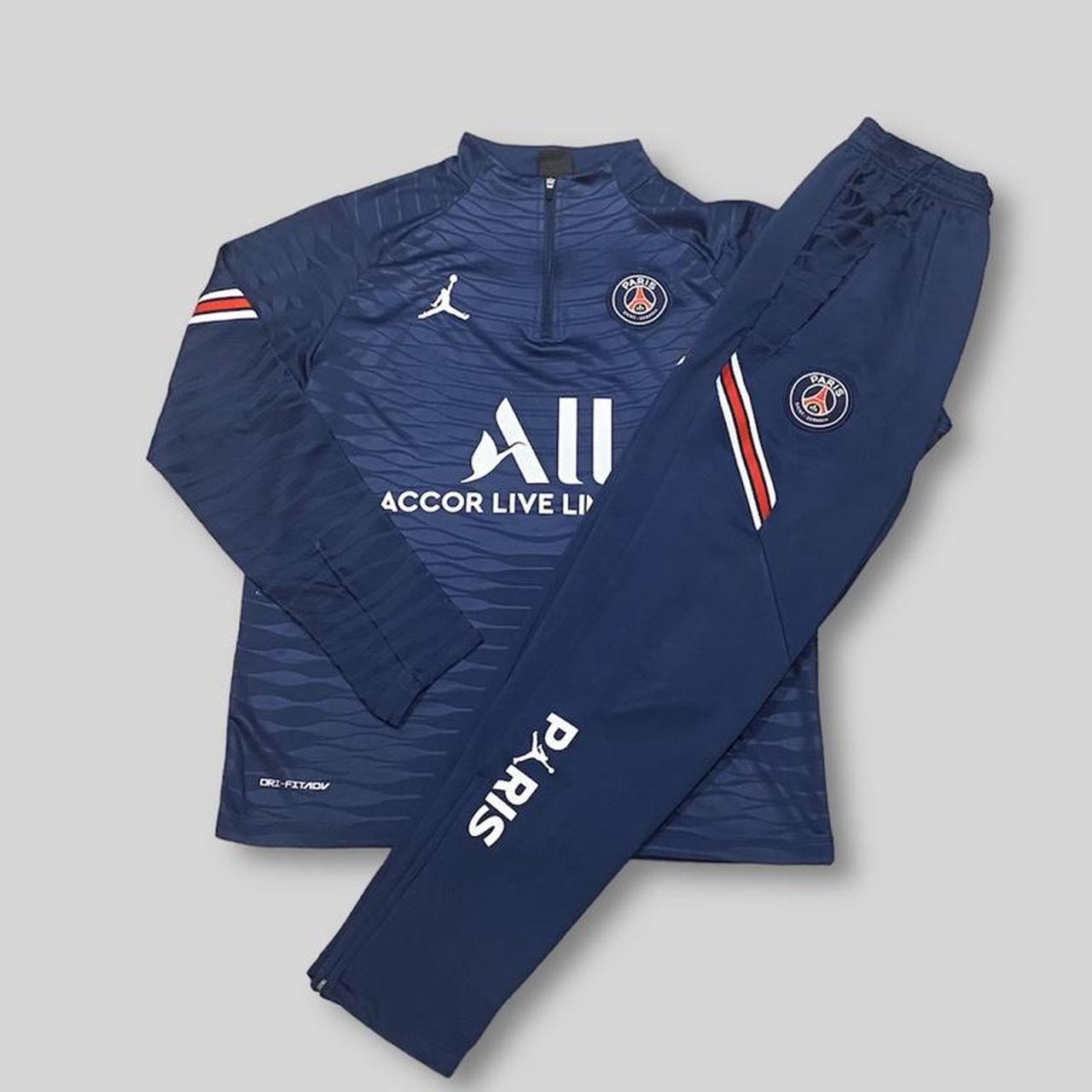 navy blue jordan tracksuit