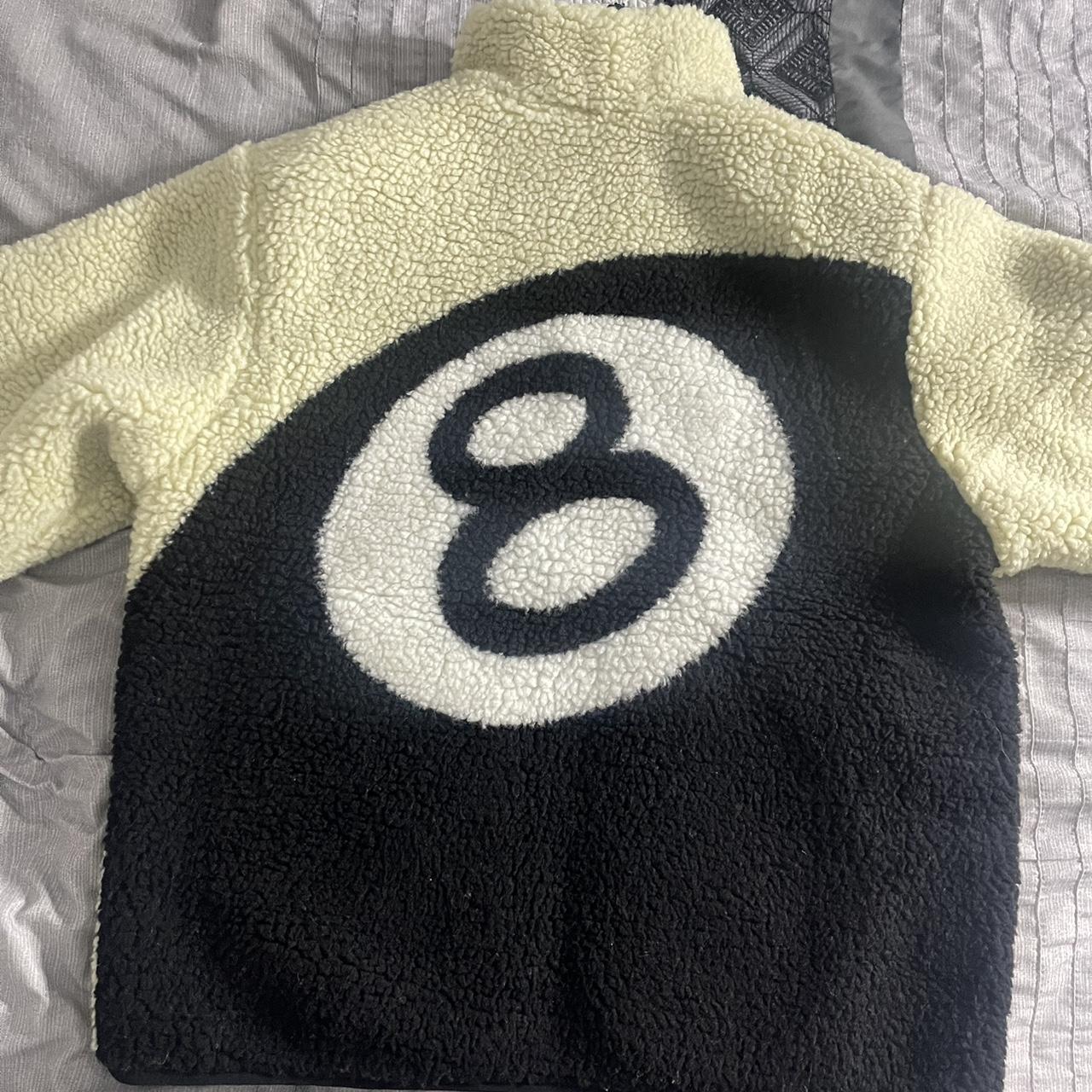 SOLD**** Stussy 8 Ball Spray Sweater. Brand new.... - Depop