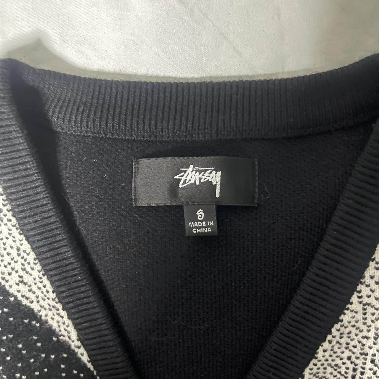 Stussy Photo Jacquard Vest . Basically Brand new. I - Depop