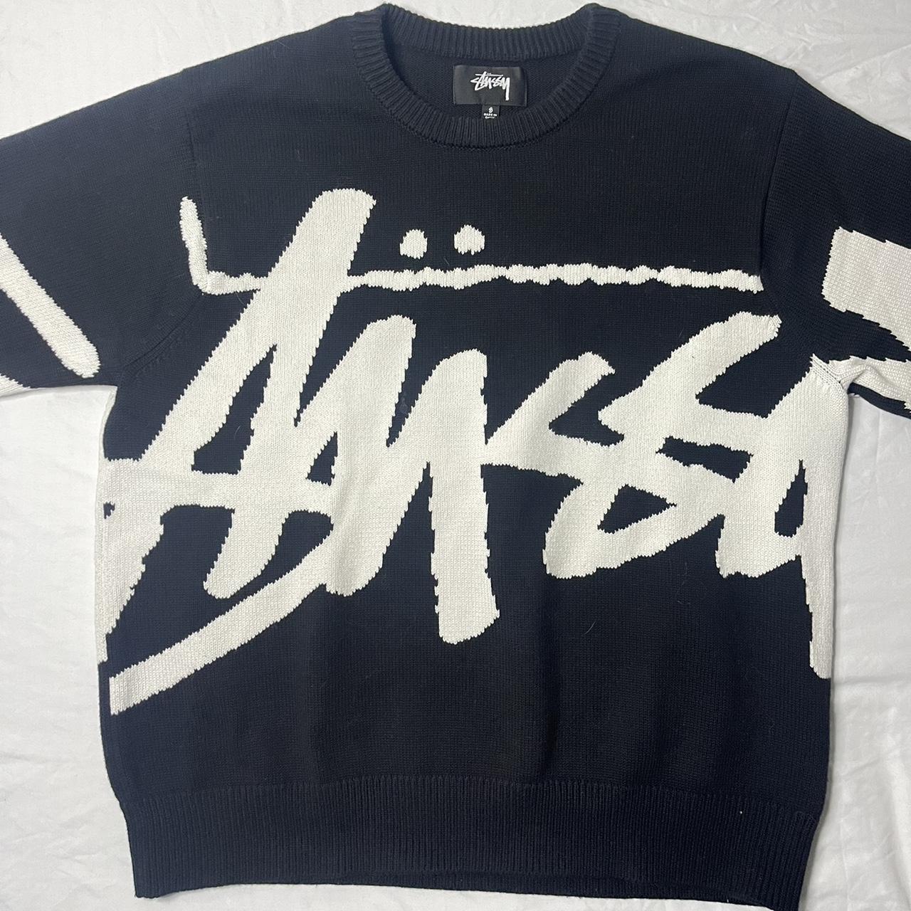 SOLD**** Stussy 8 Ball Spray Sweater. Brand new.... - Depop