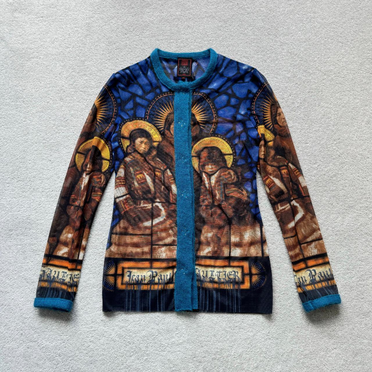 Jean Paul Gaultier F/W 1998 Native American mesh top | Depop