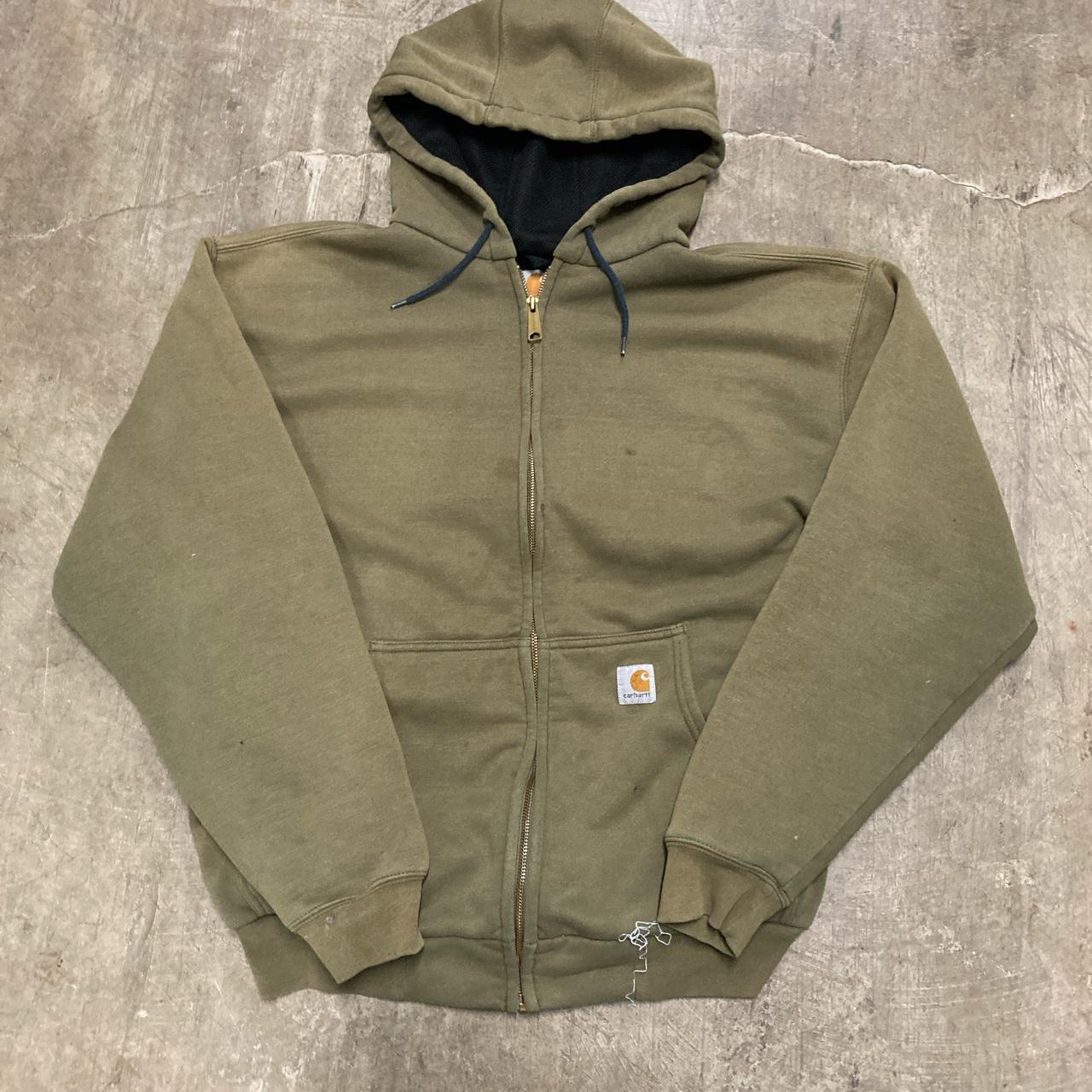 Carhartt discount khaki hoodie