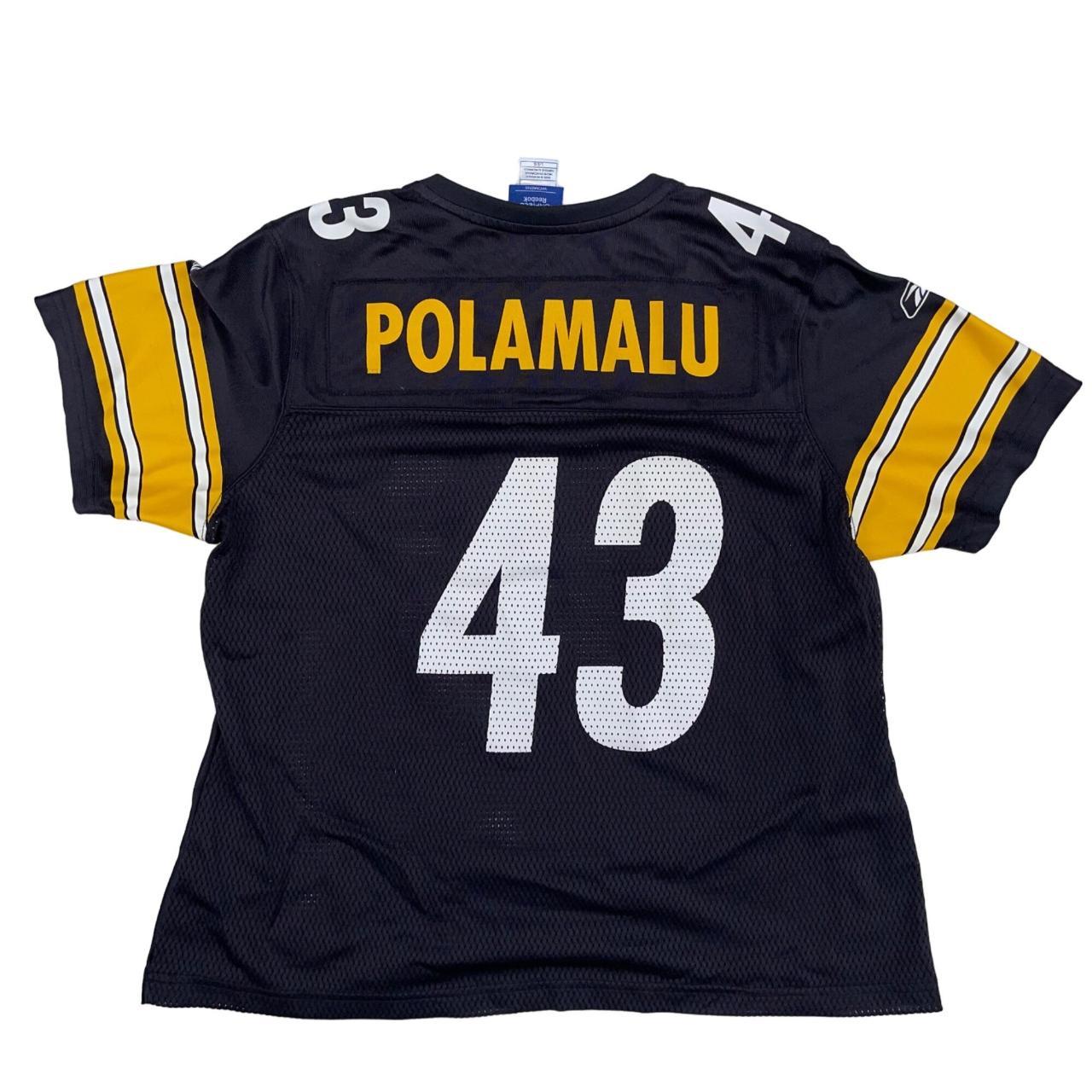 NFL Troy Polamalu Pittsburgh Steelers White Jersey Bust