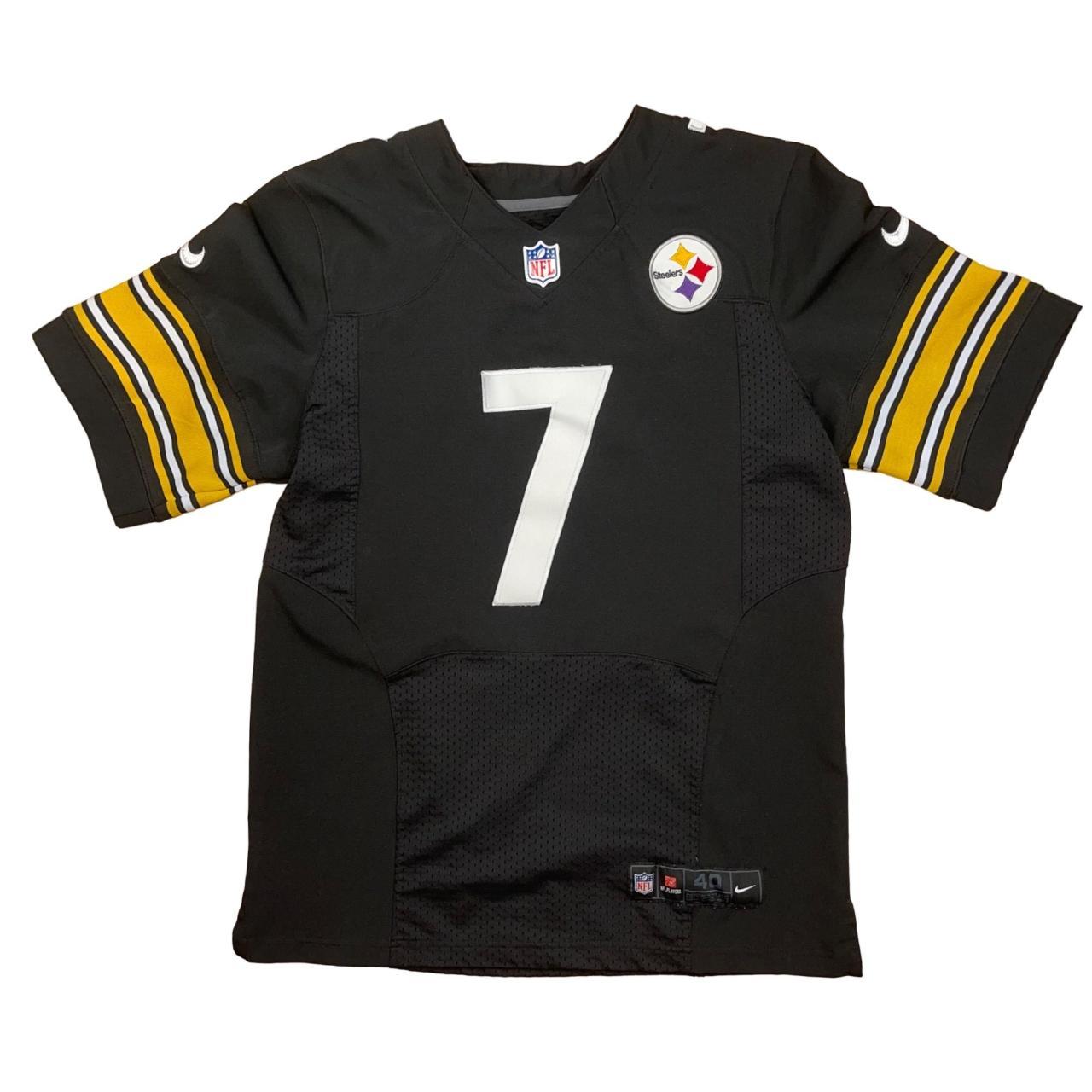 Nike Steelers #7 Ben Roethlisberger Gray Men's Stitched NFL