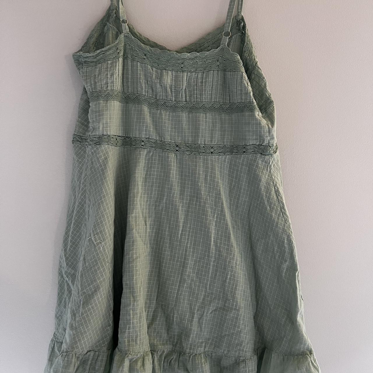 Urban Outfitters Women's Green Dress | Depop