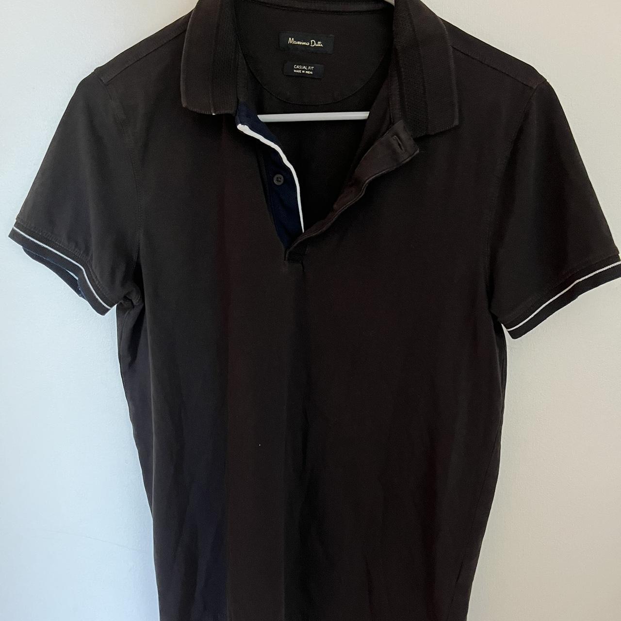 massimo dutti knit polo