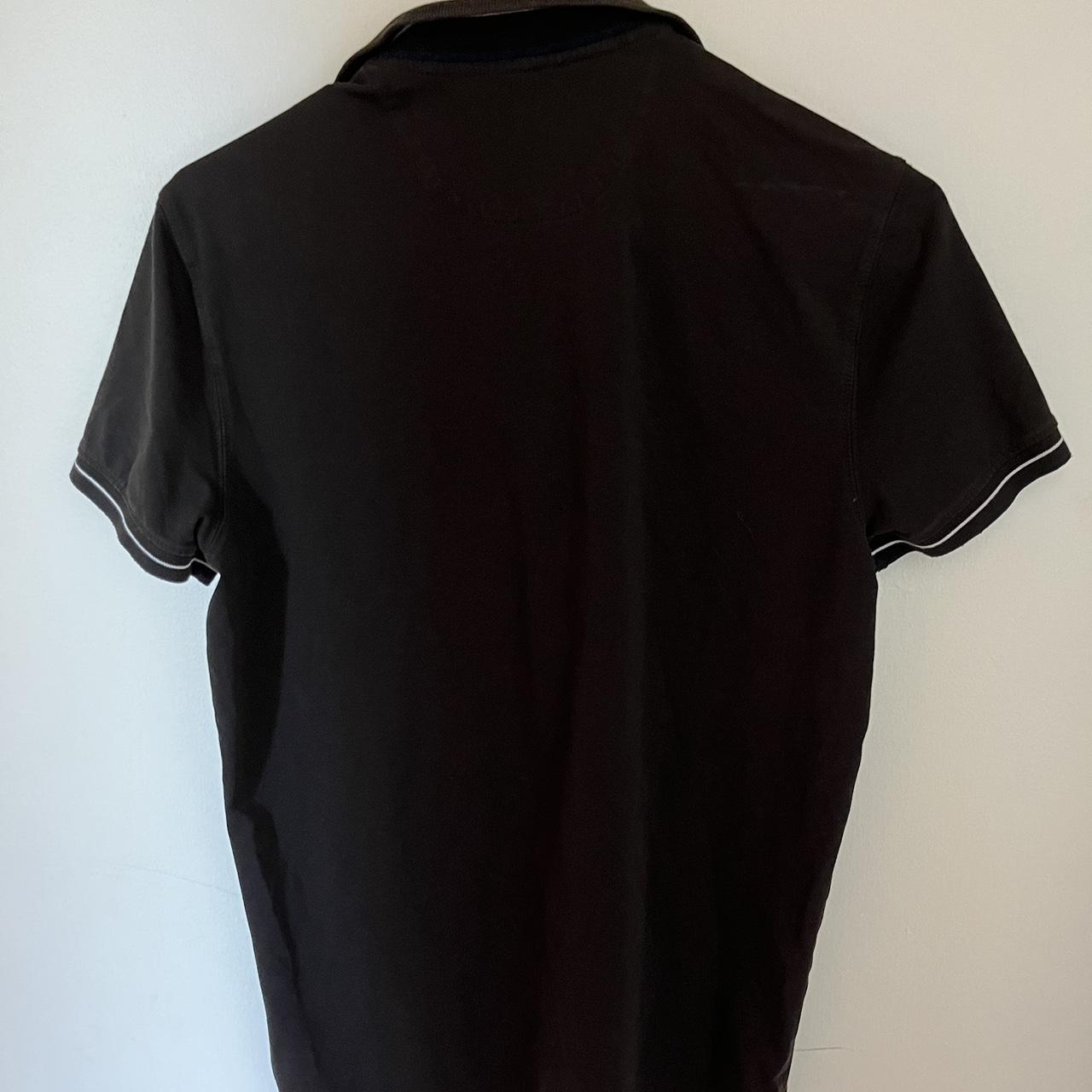 Massimo Dutti Black Polo - Depop